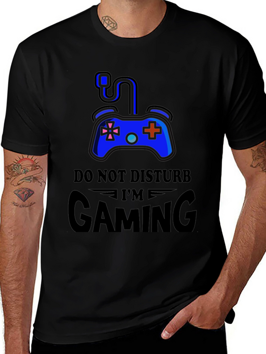 Do Not Disturb Im Gaming Black T-Shirt