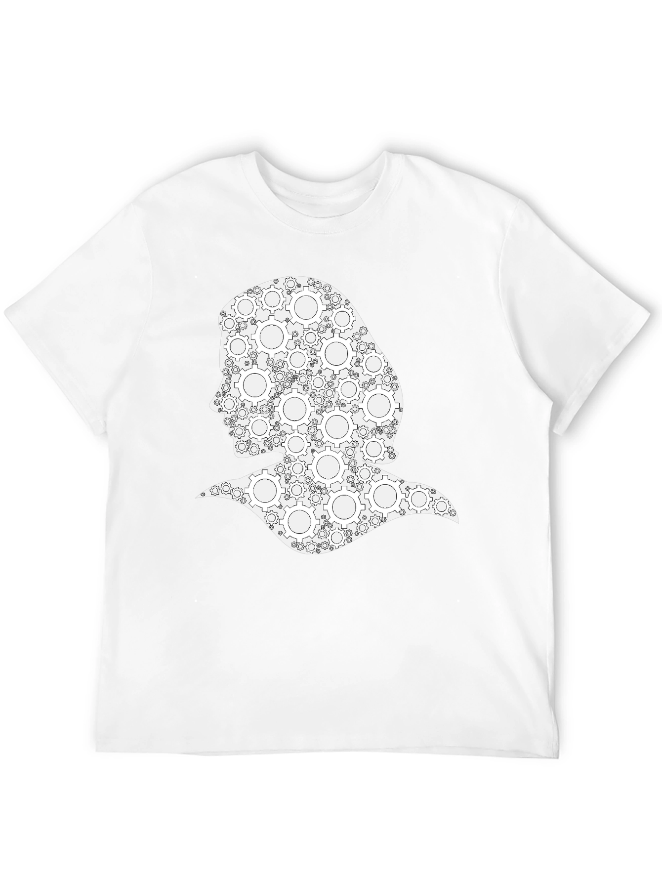 Gear Woman Graphic Tee - Black Cotton T-Shirt