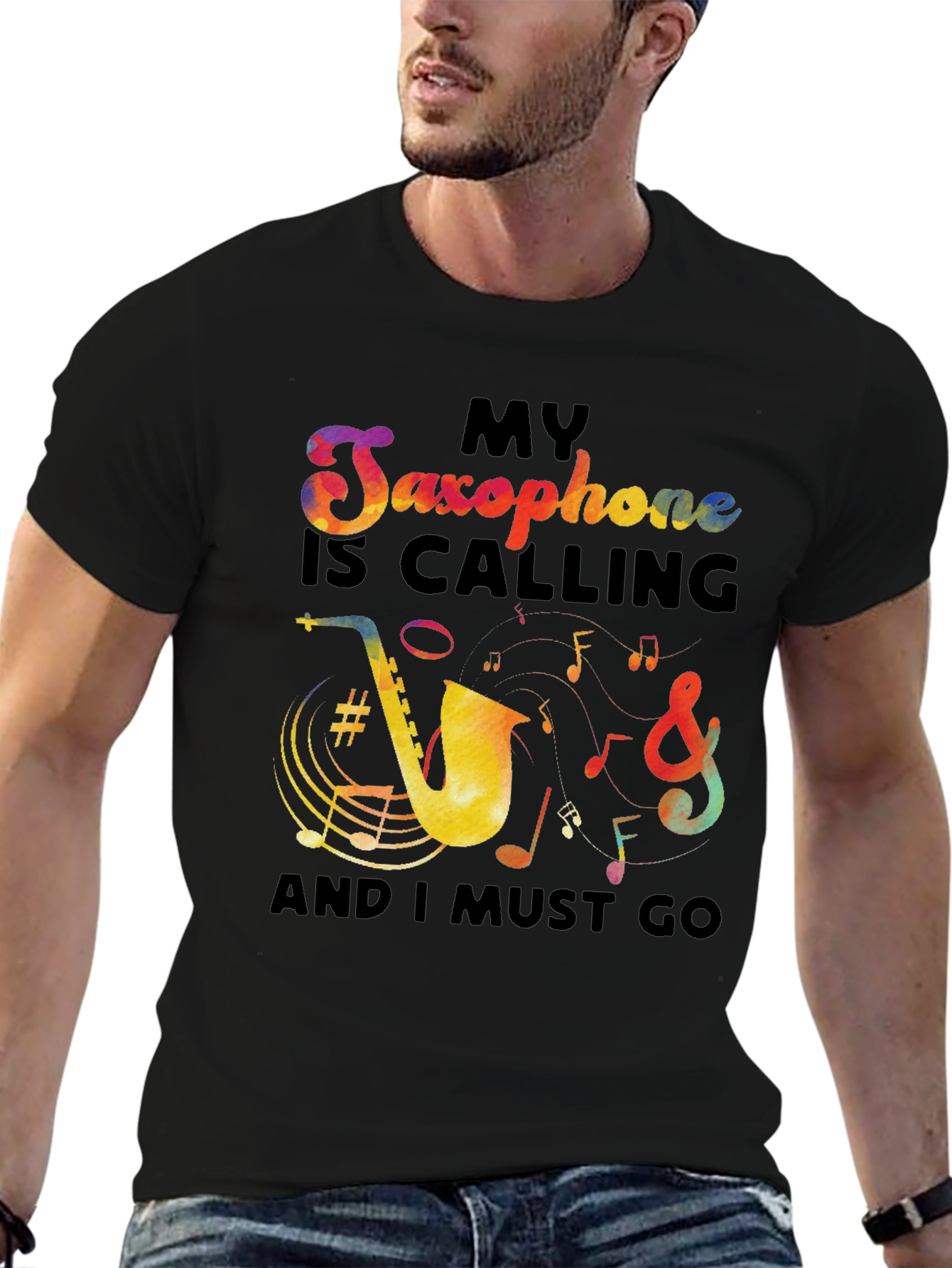 My Saxophone Is Calling T-Shirt