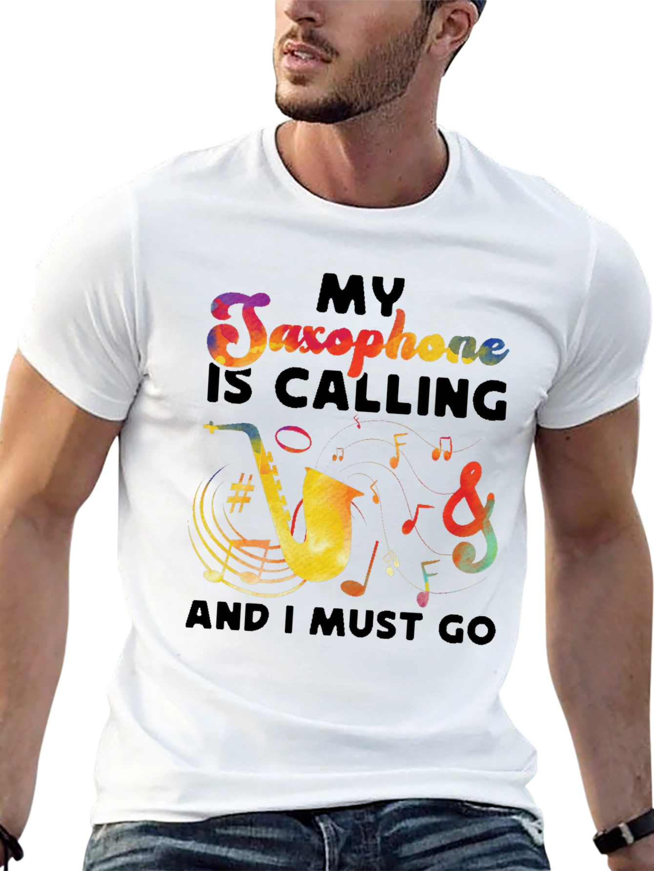 My Saxophone Is Calling T-Shirt