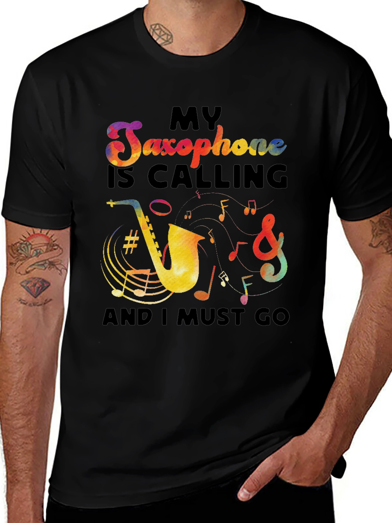 My Saxophone Is Calling T-Shirt