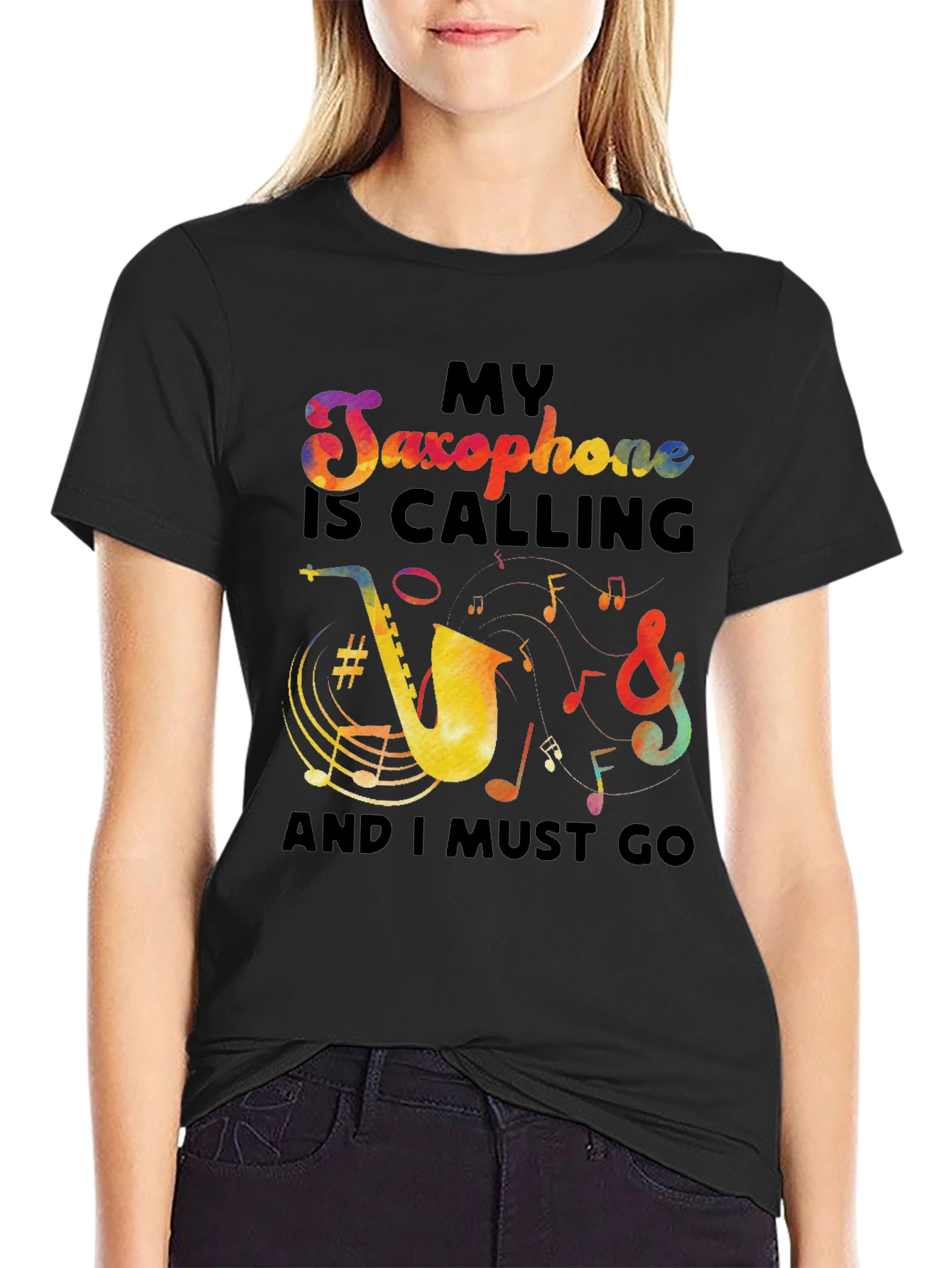 My Saxophone Is Calling T-Shirt