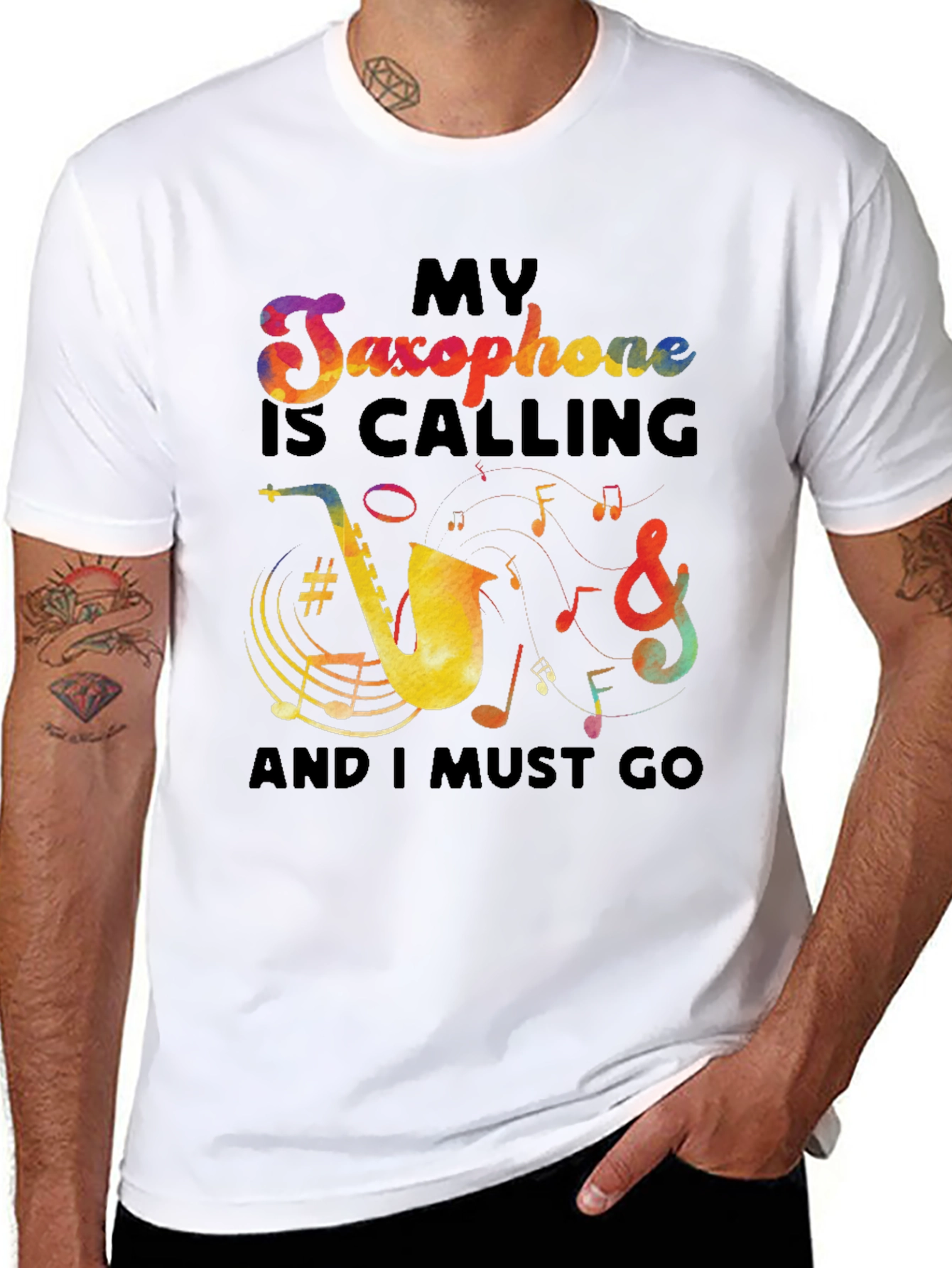 My Saxophone Is Calling T-Shirt