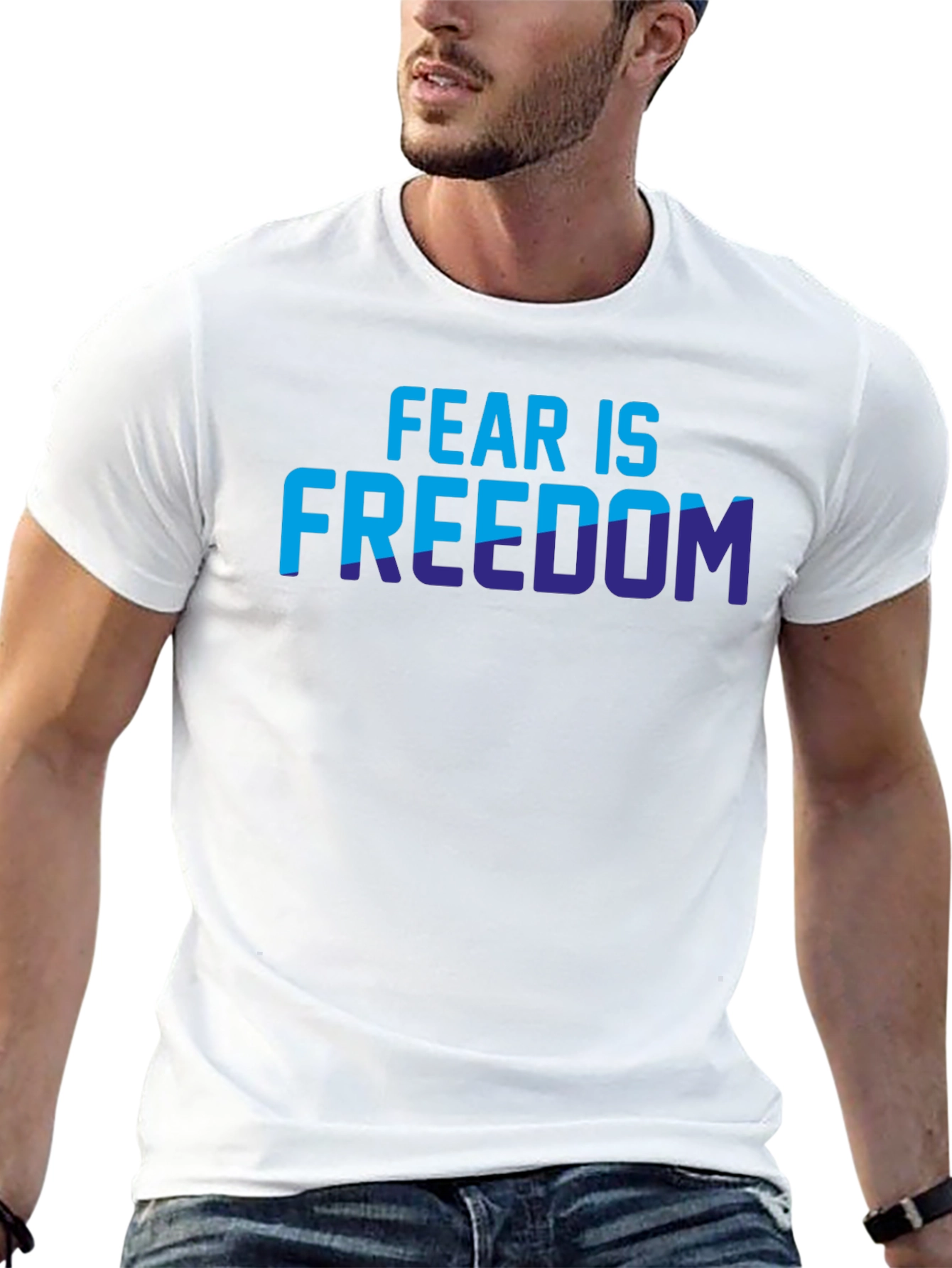 Fear is Freedom Graphic T-Shirt