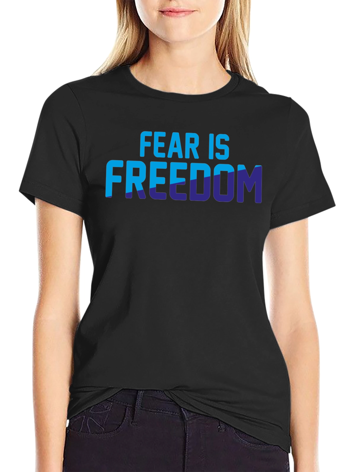 Fear is Freedom Graphic T-Shirt