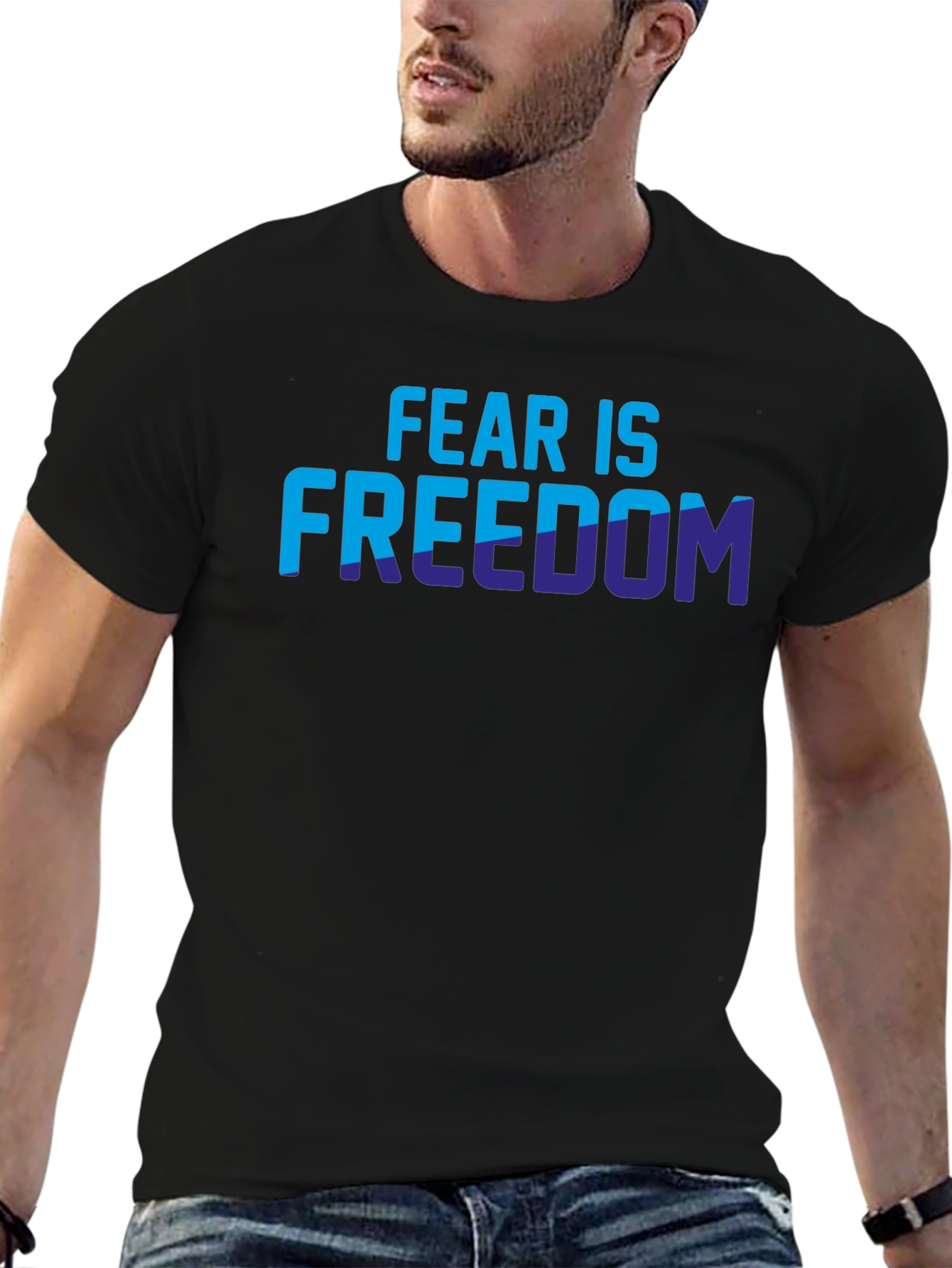 Fear is Freedom Graphic T-Shirt