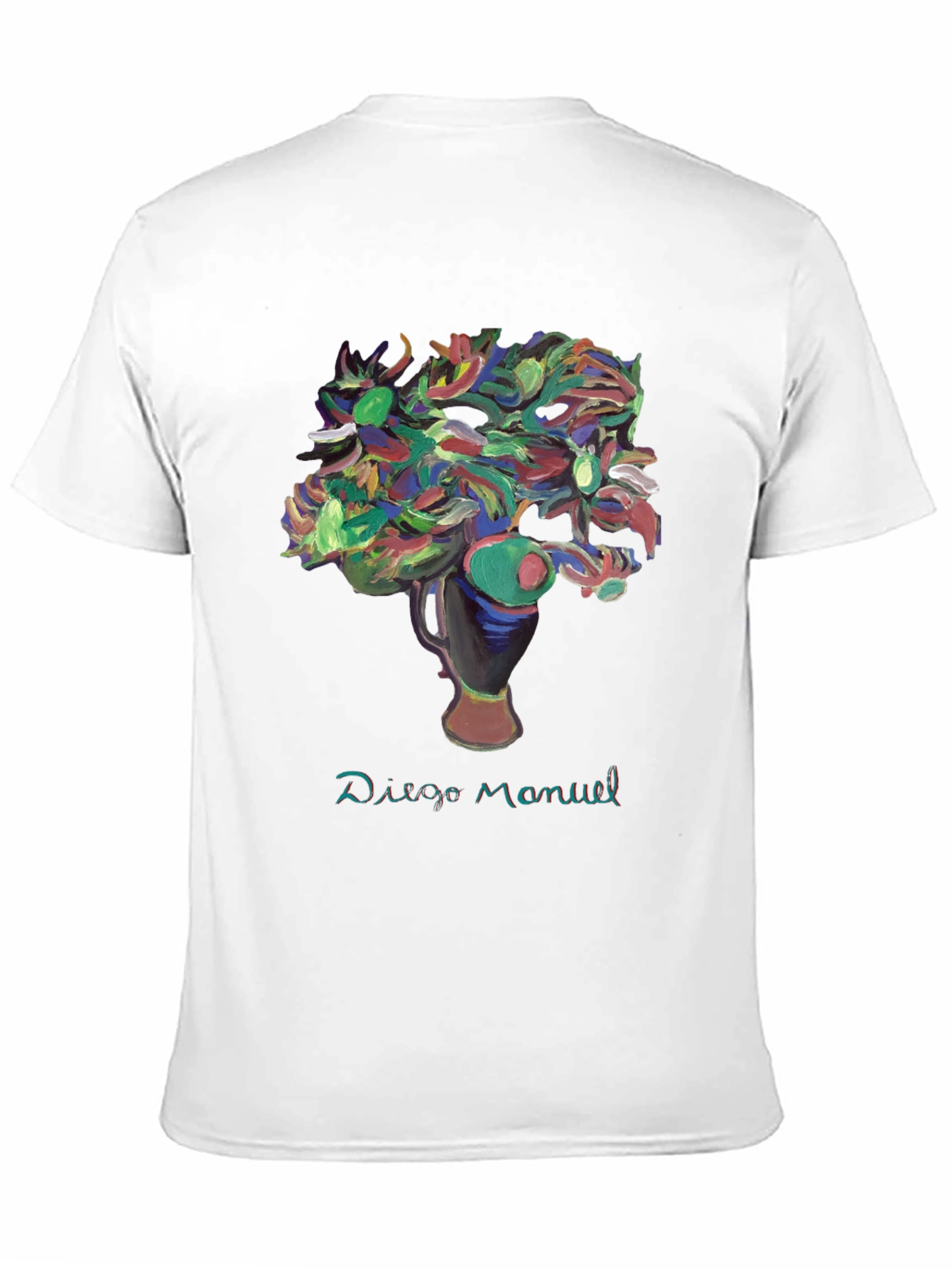 Floral Art Print T-Shirt