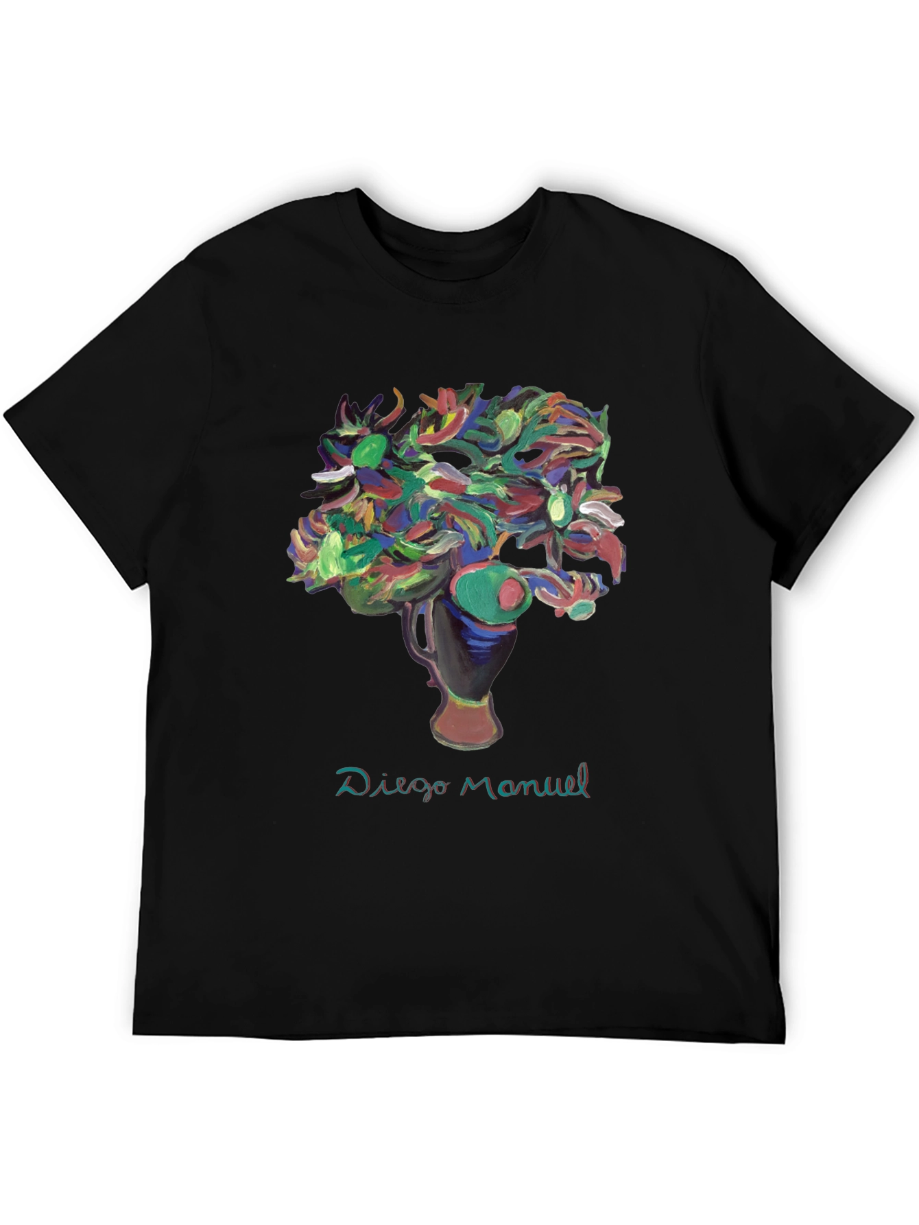Floral Art Print T-Shirt