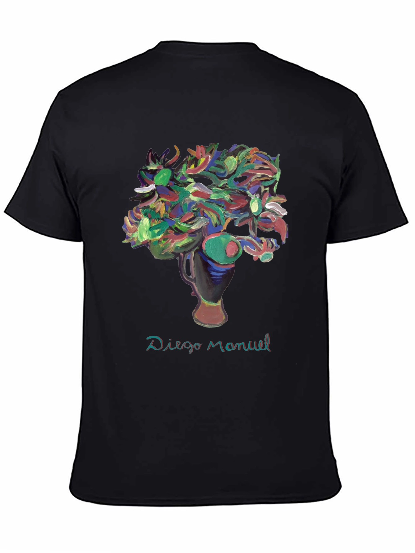 Floral Art Print T-Shirt