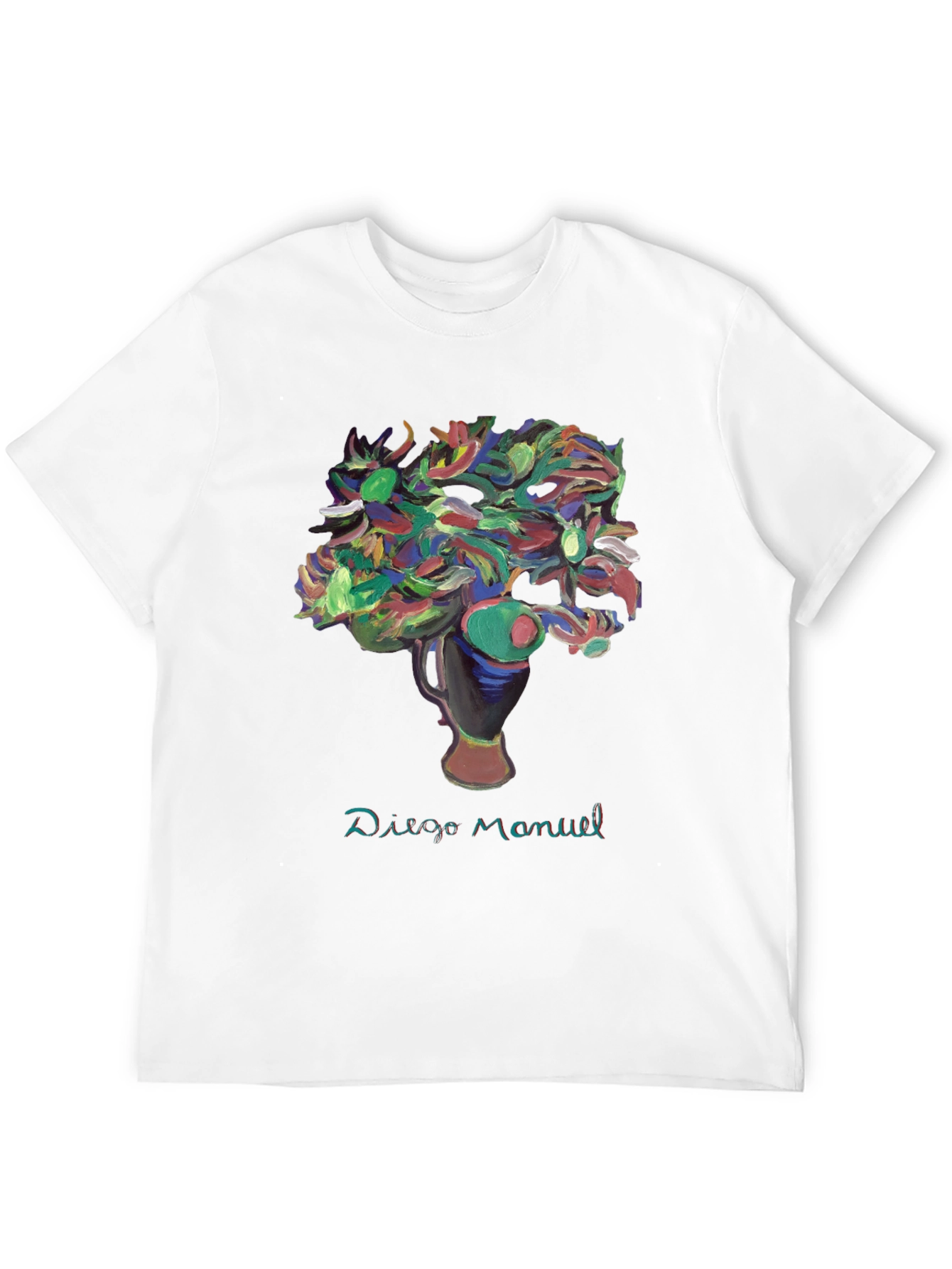 Floral Art Print T-Shirt