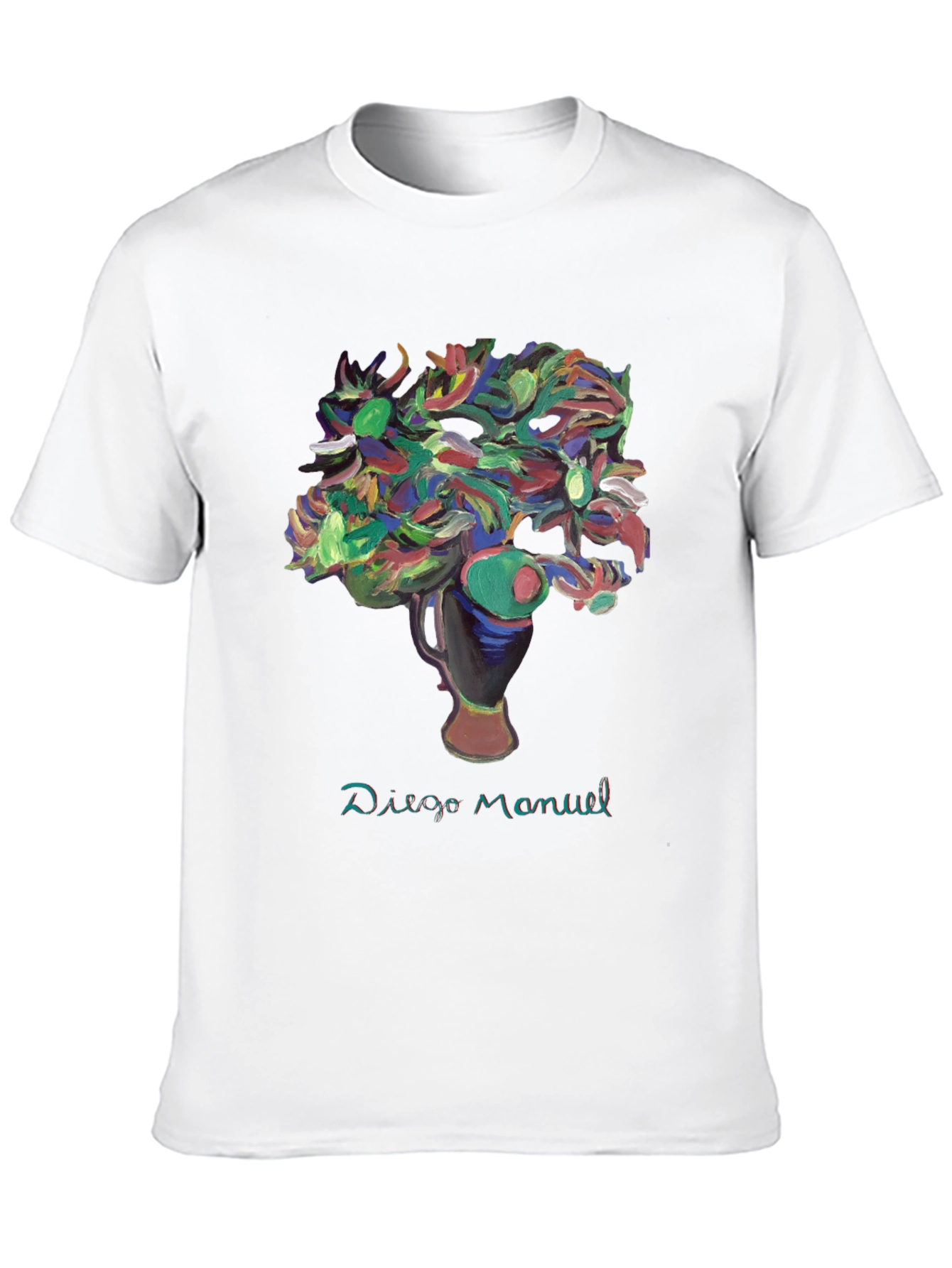 Floral Art Print T-Shirt