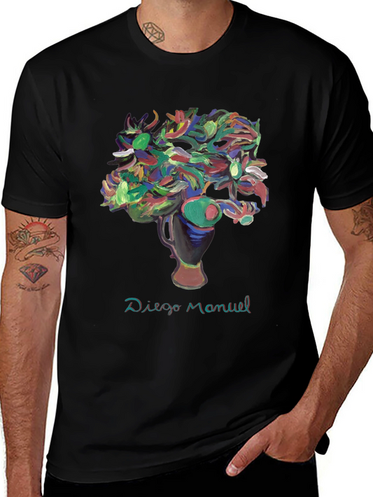 Floral Art Print T-Shirt