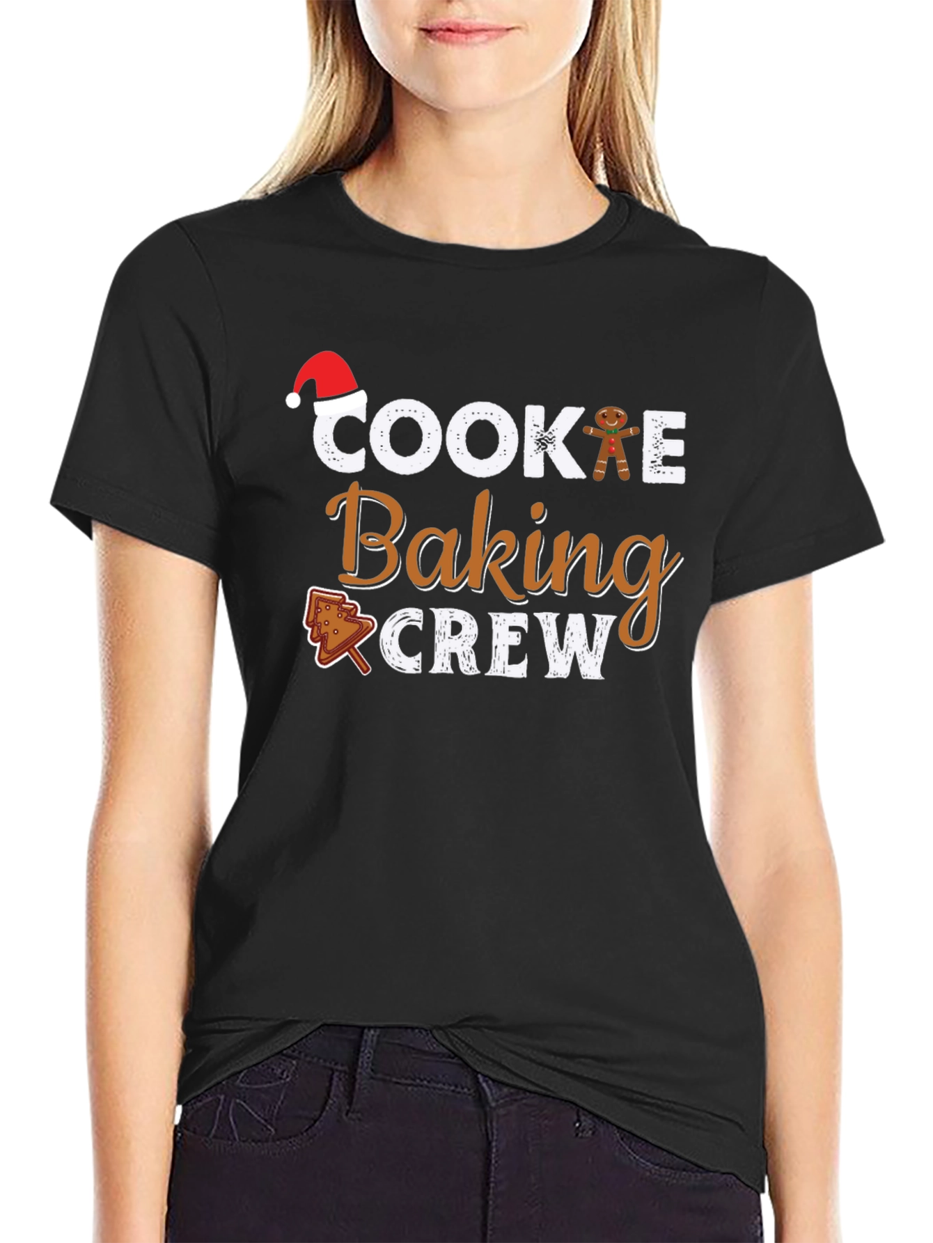 Cookie Baking Crew Christmas Holiday T-Shirt