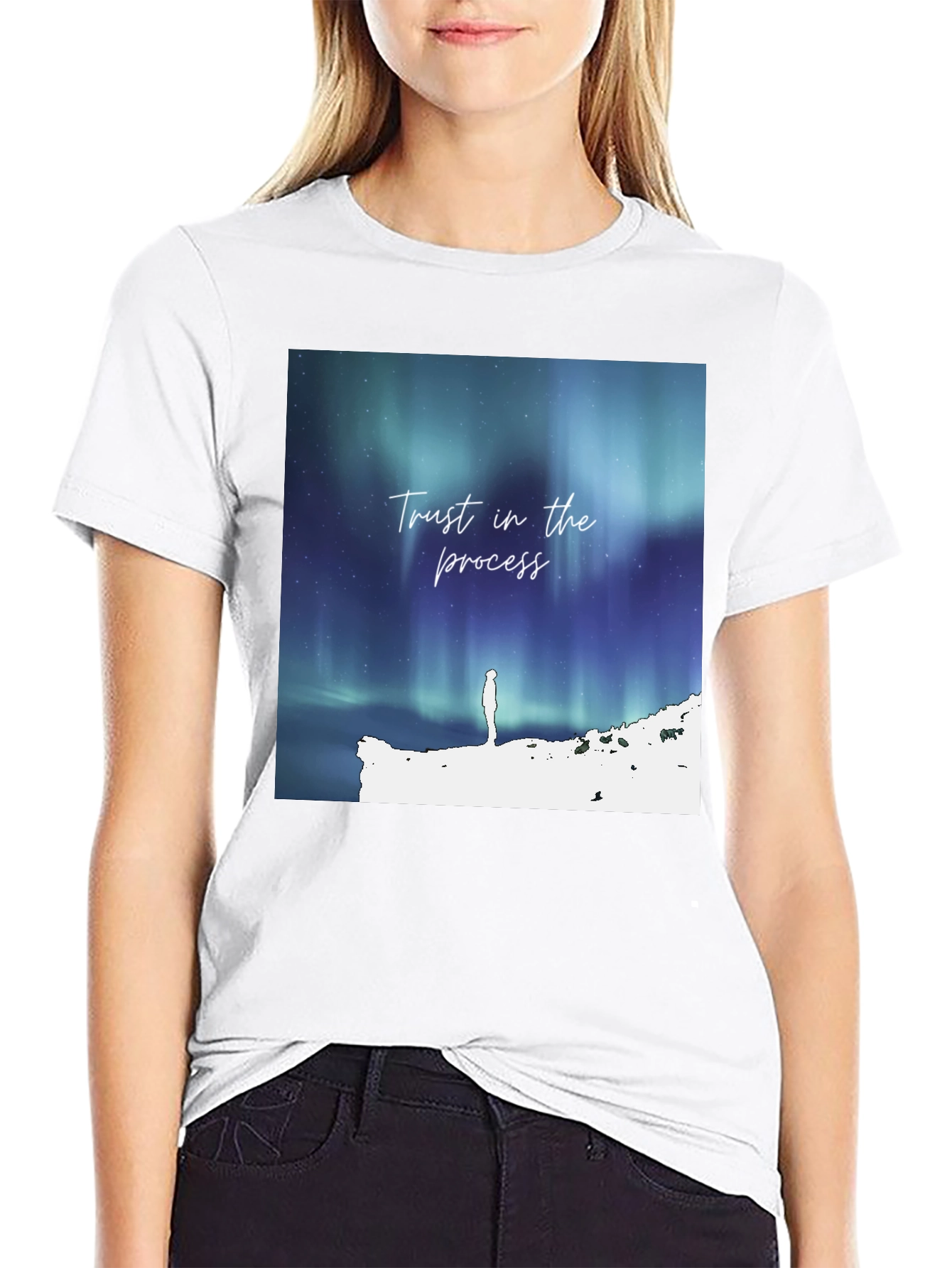 Trust The Process Aurora Graphic Tee - Mens