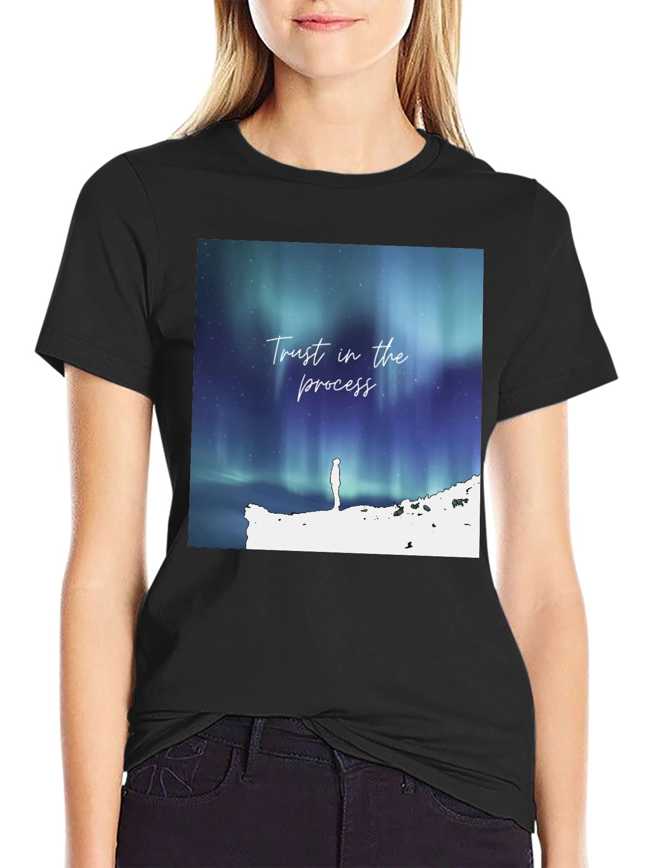 Trust The Process Aurora Graphic Tee - Mens