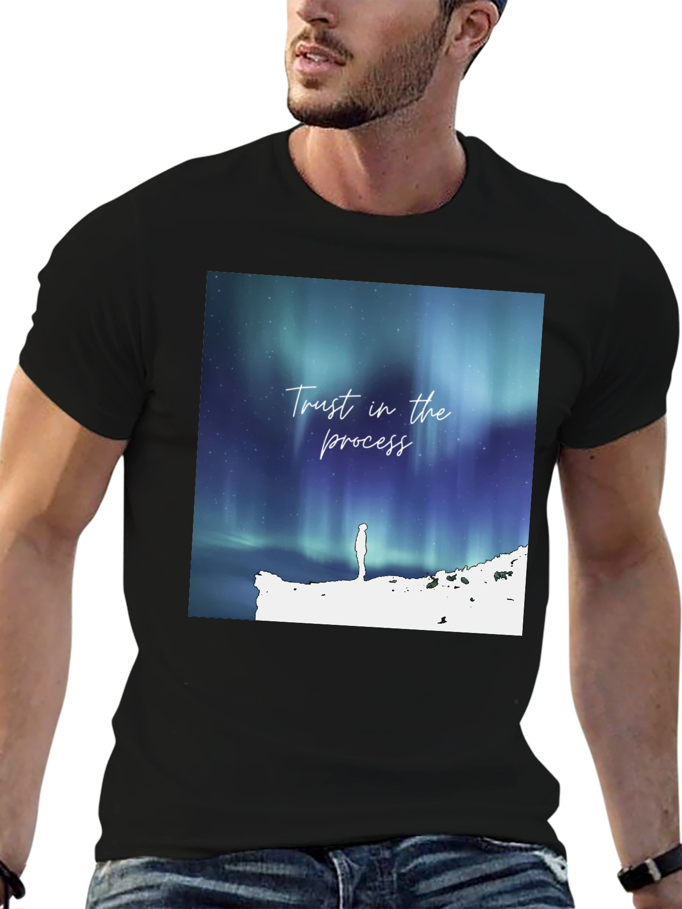 Trust The Process Aurora Graphic Tee - Mens