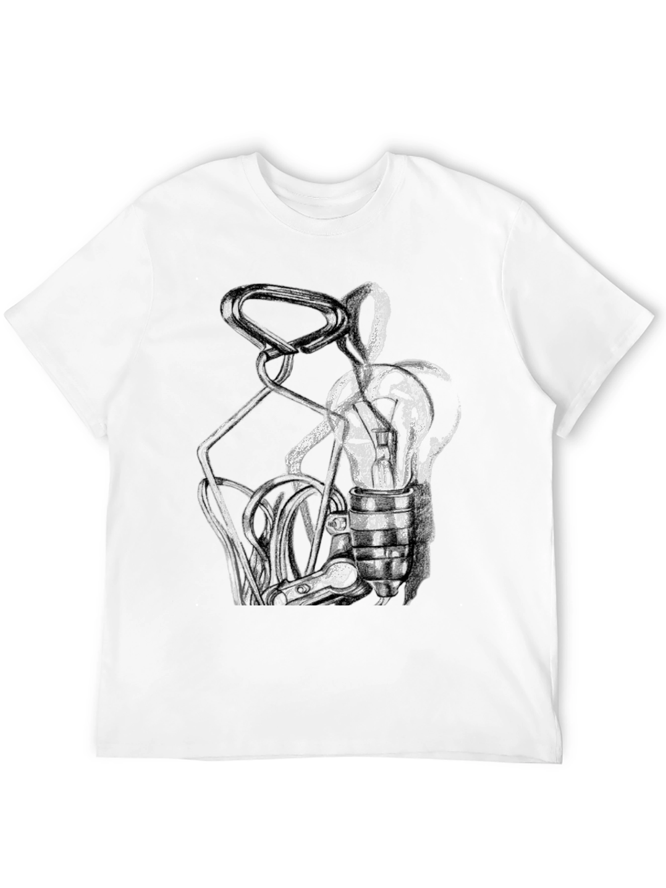 Abstract Art Black T-Shirt