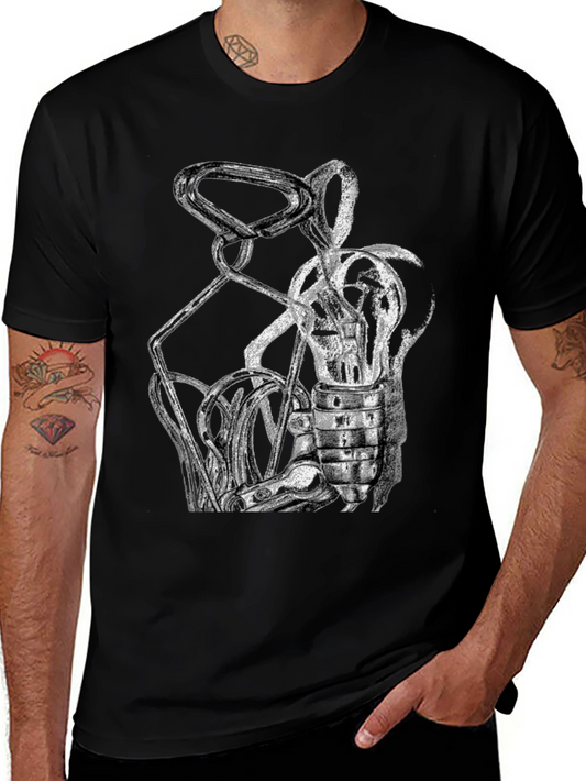 Abstract Art Black T-Shirt