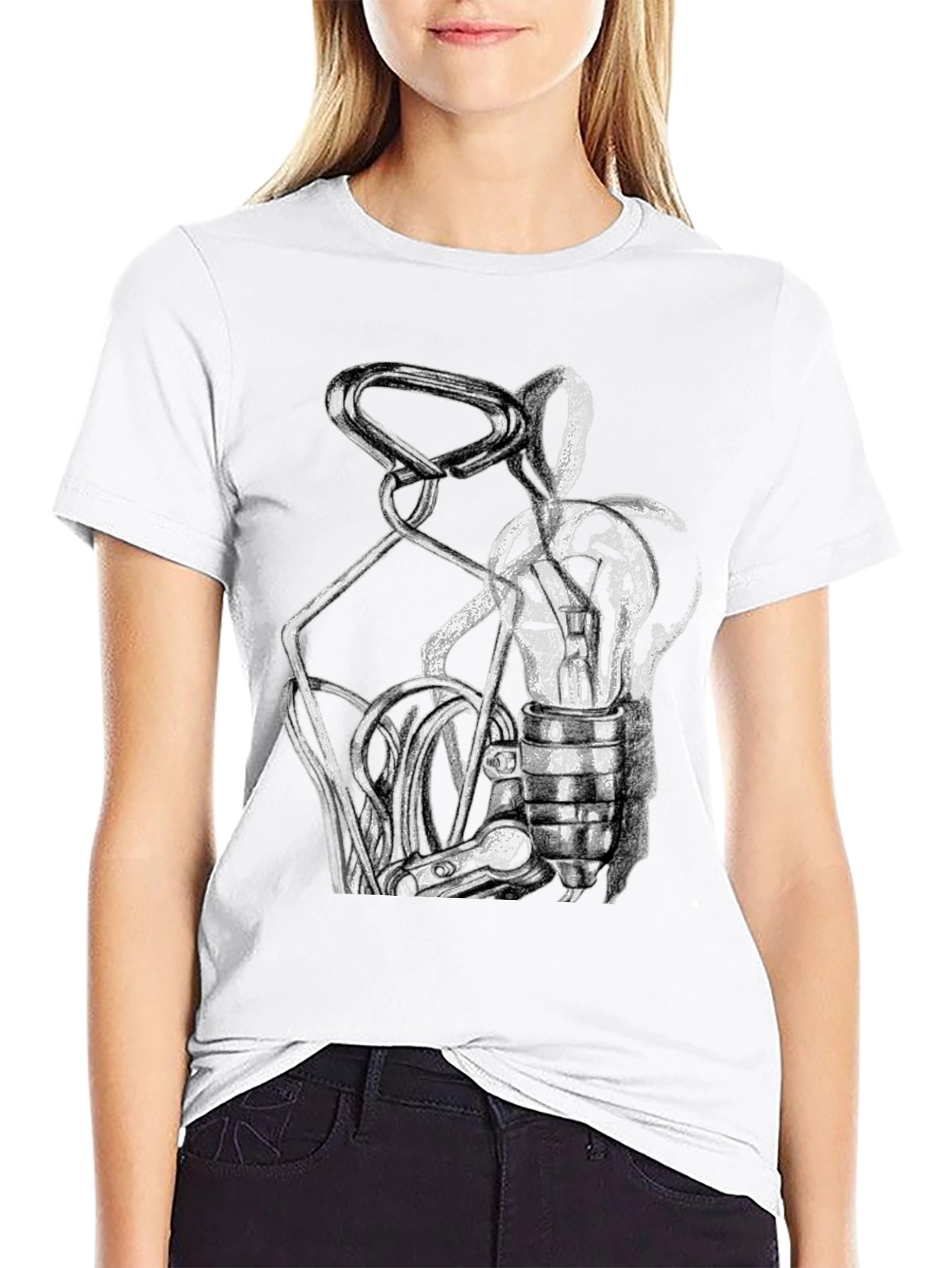 Abstract Art Black T-Shirt
