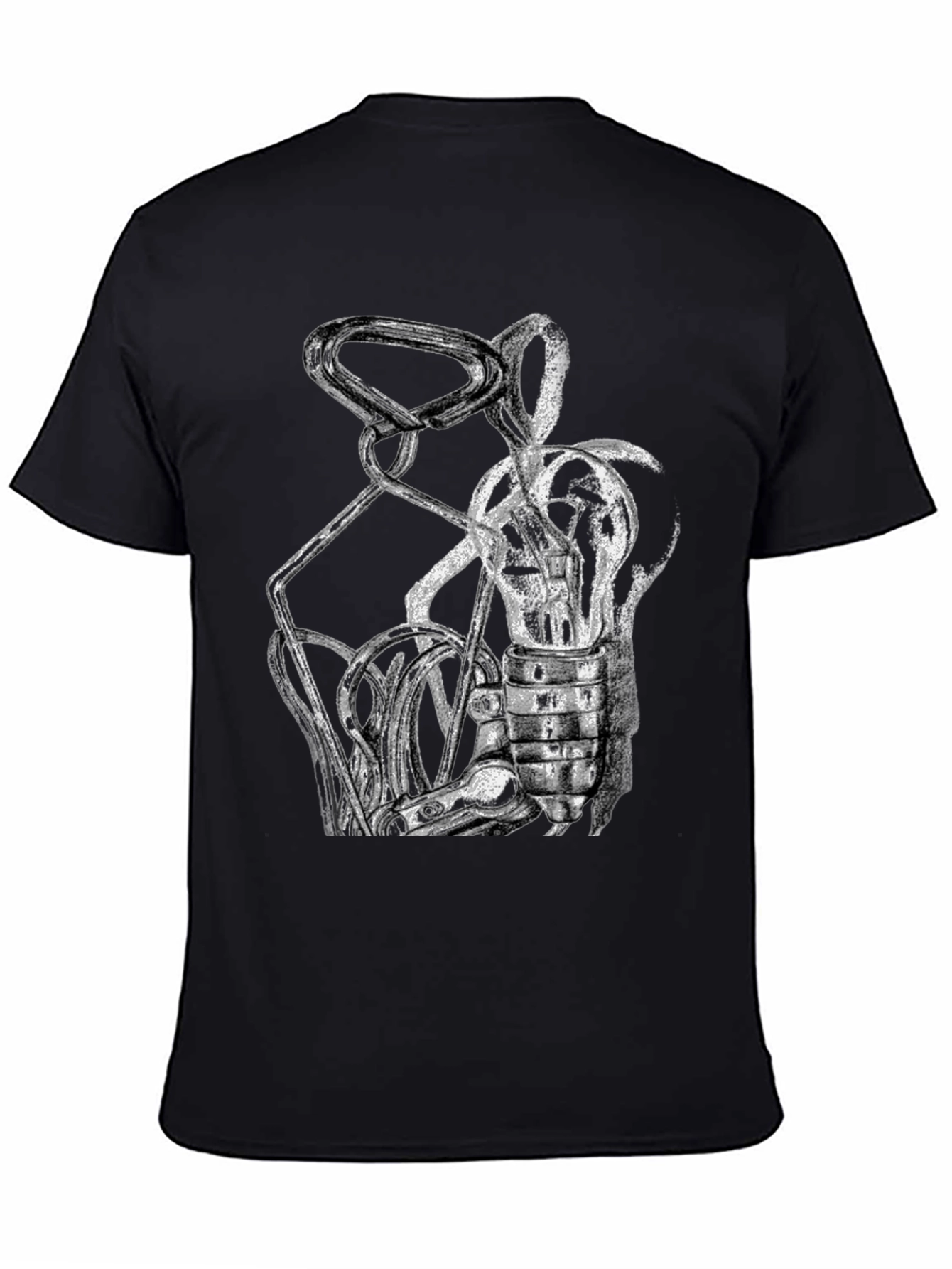 Abstract Art Black T-Shirt