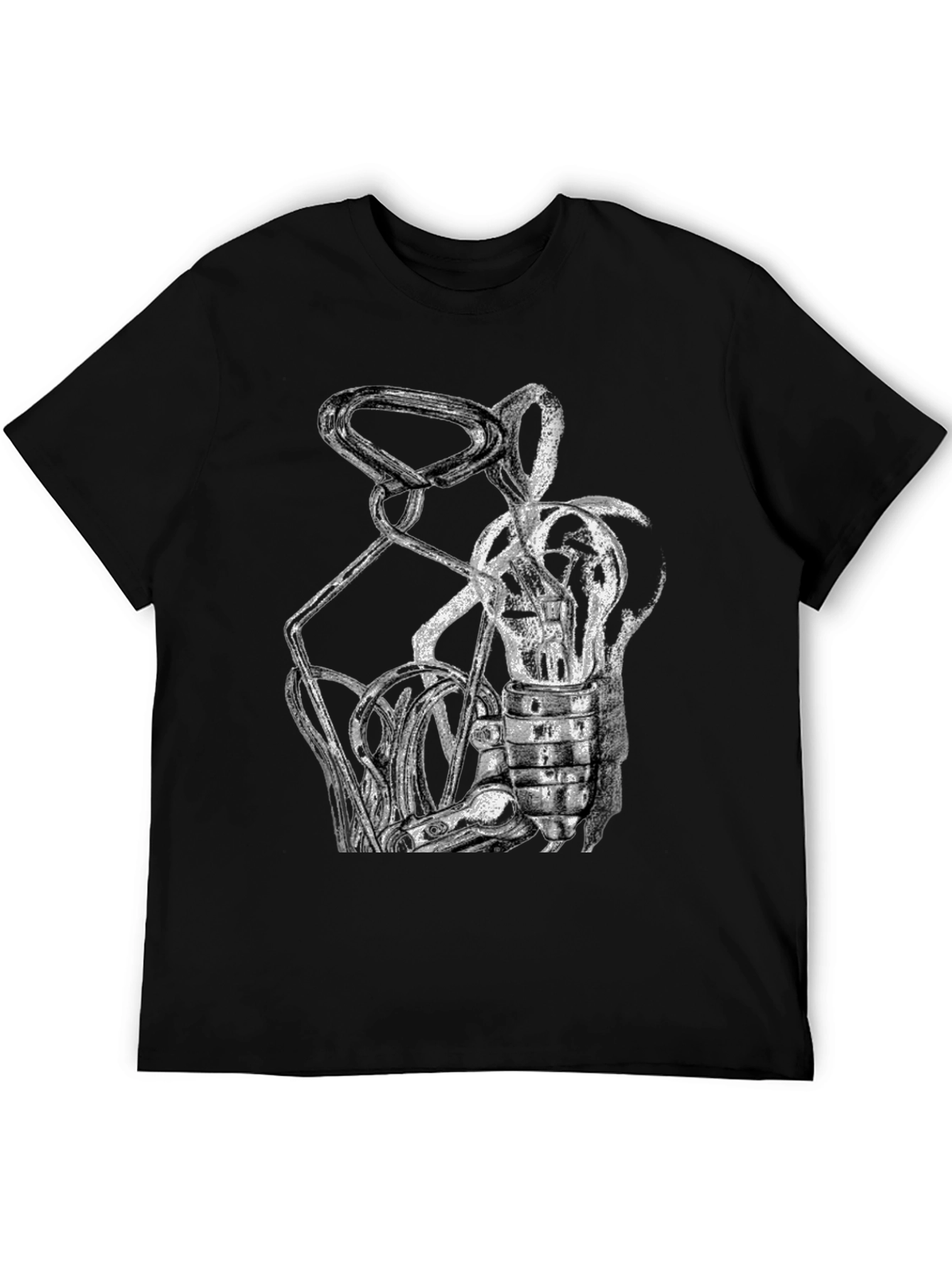 Abstract Art Black T-Shirt