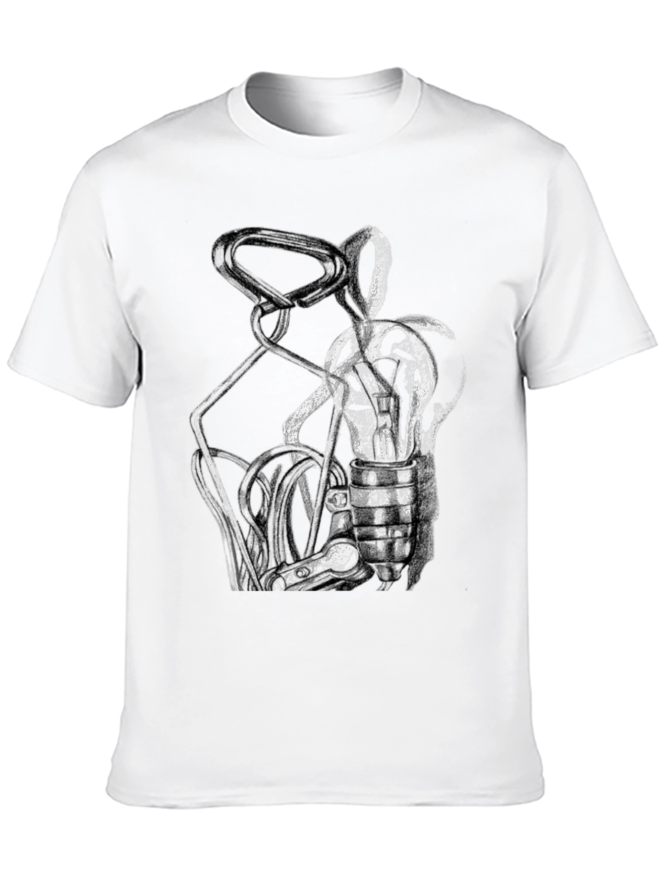 Abstract Art Black T-Shirt