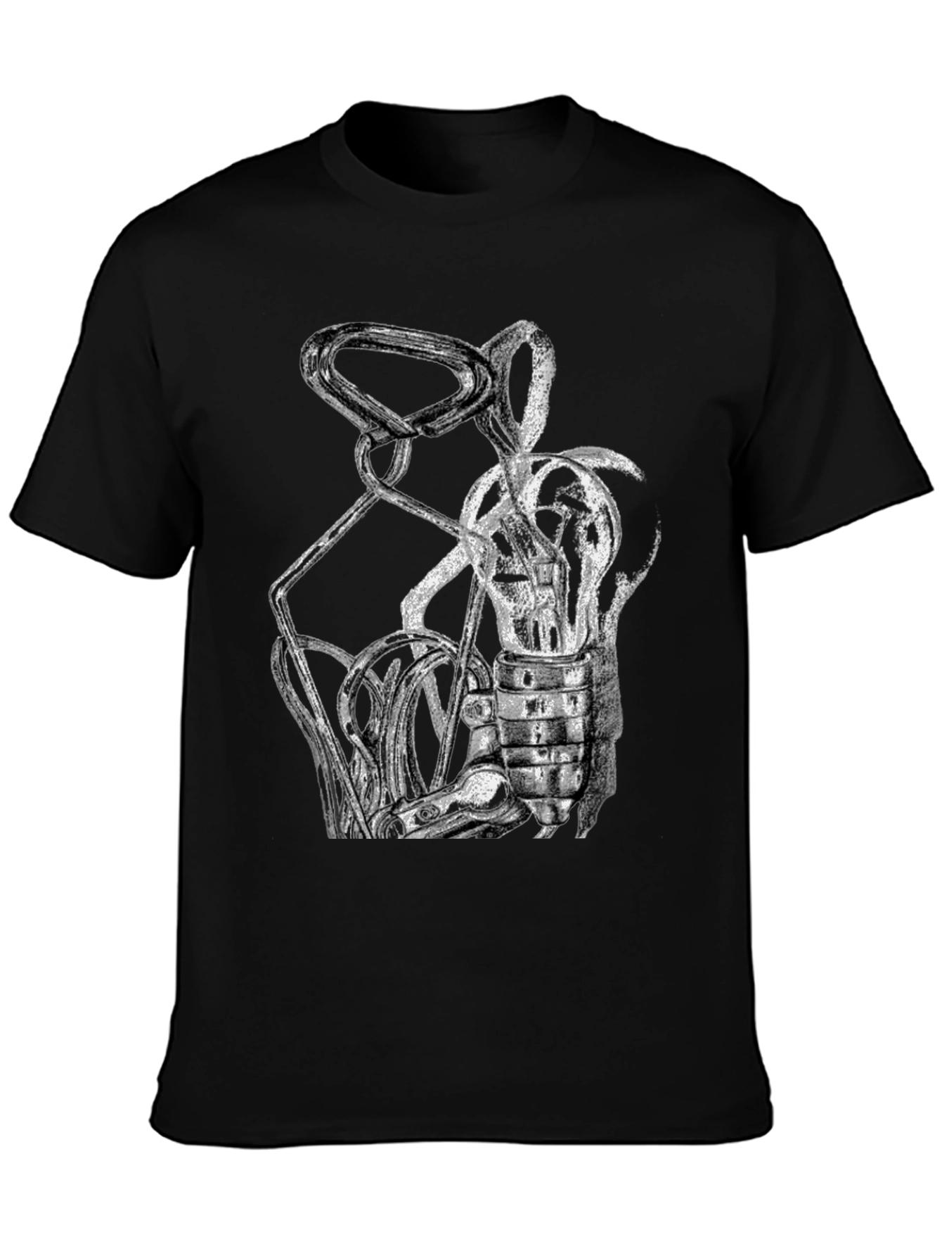 Abstract Art Black T-Shirt