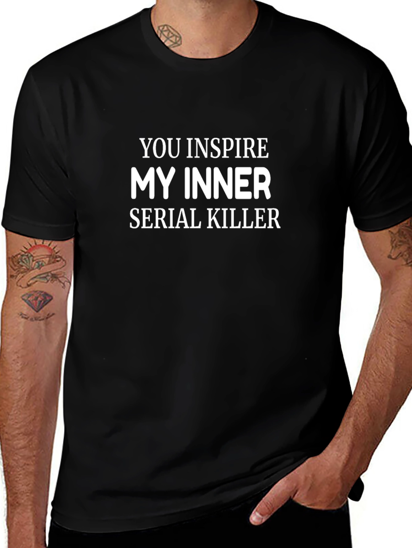 Inspirational Serial Killer Graphic T-Shirt