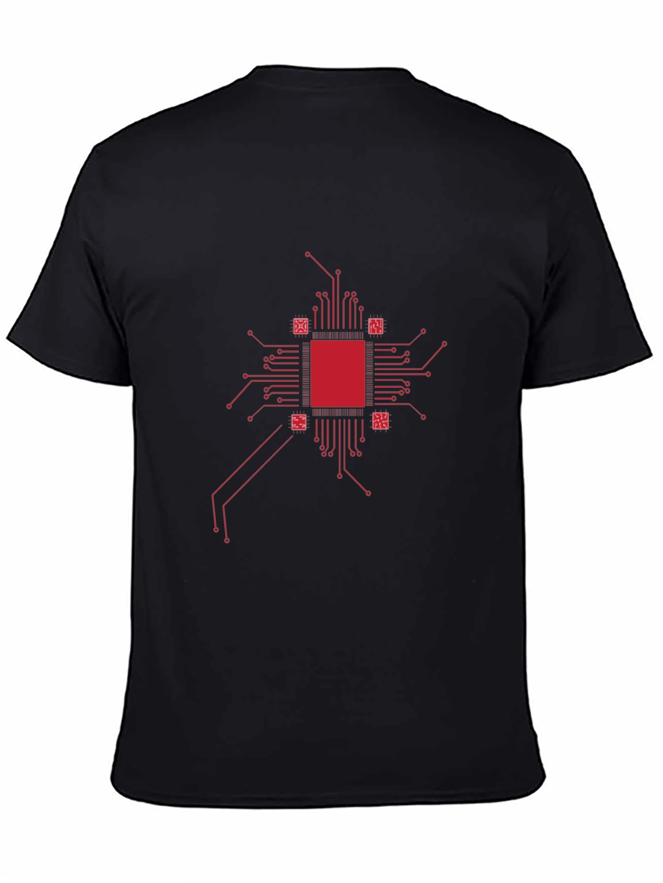 Tech Circuit Board Graphic Tee - Cool Geek Style