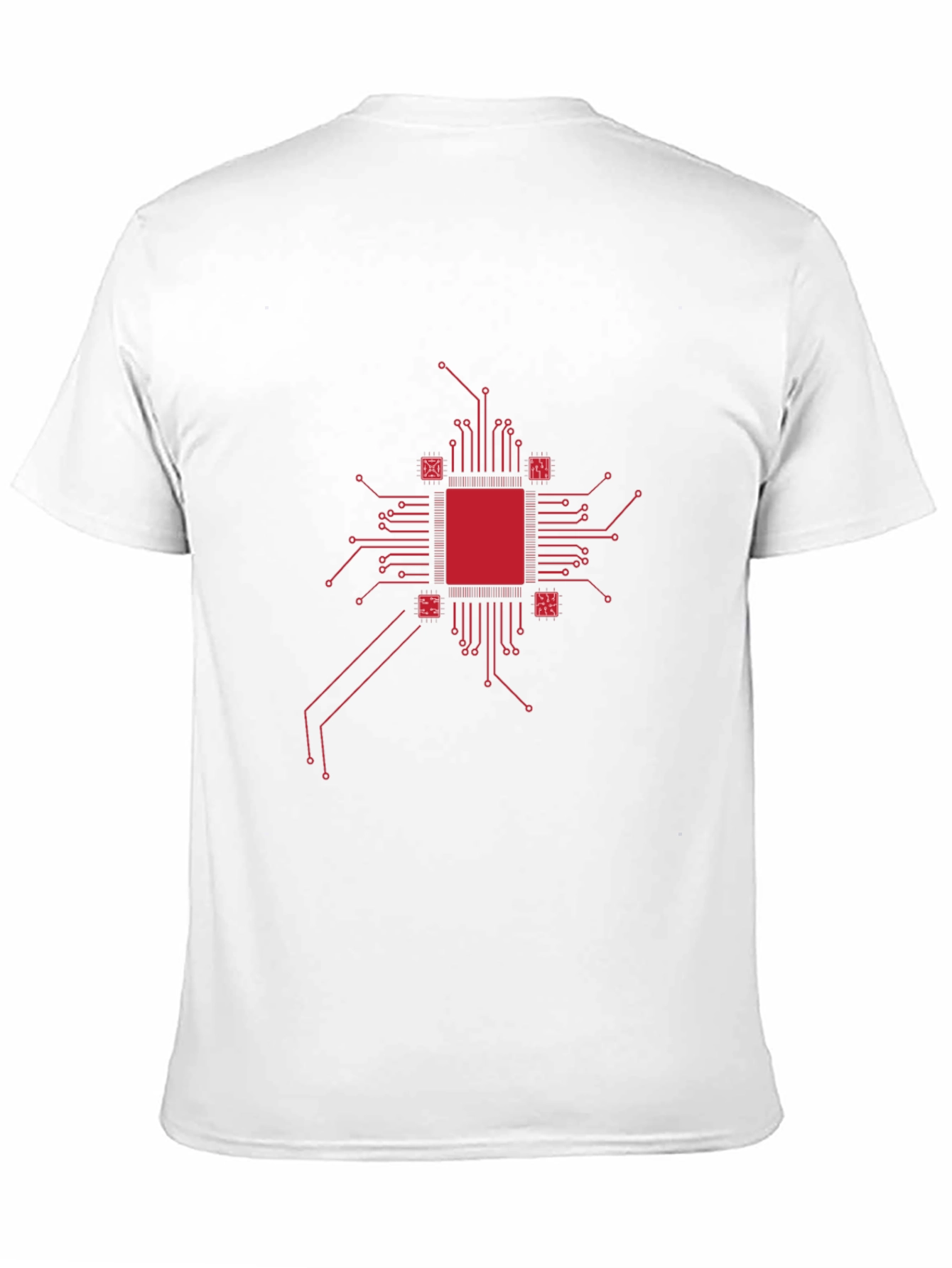 Tech Circuit Board Graphic Tee - Cool Geek Style