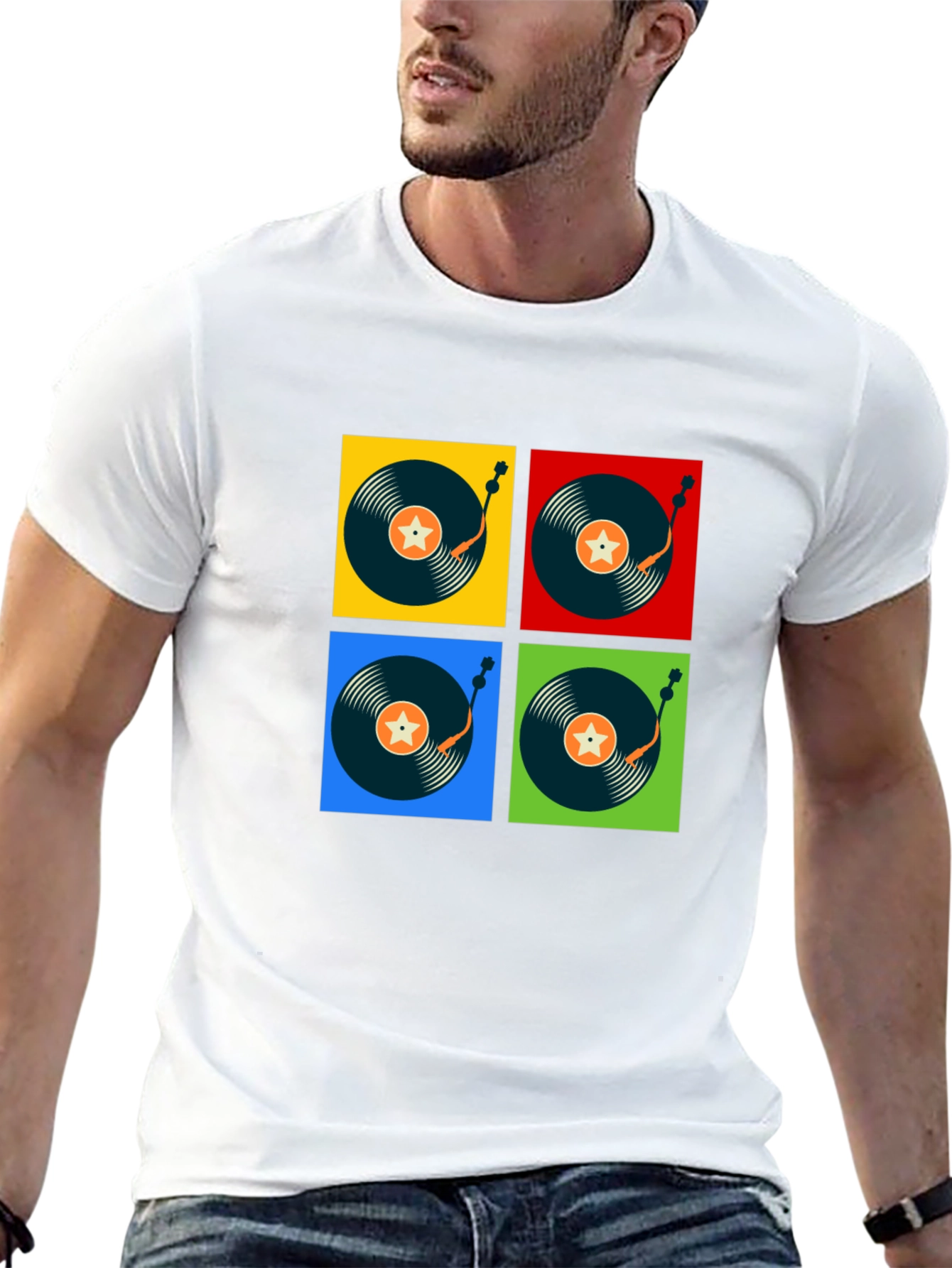 Retro Vinyl Record T-Shirt