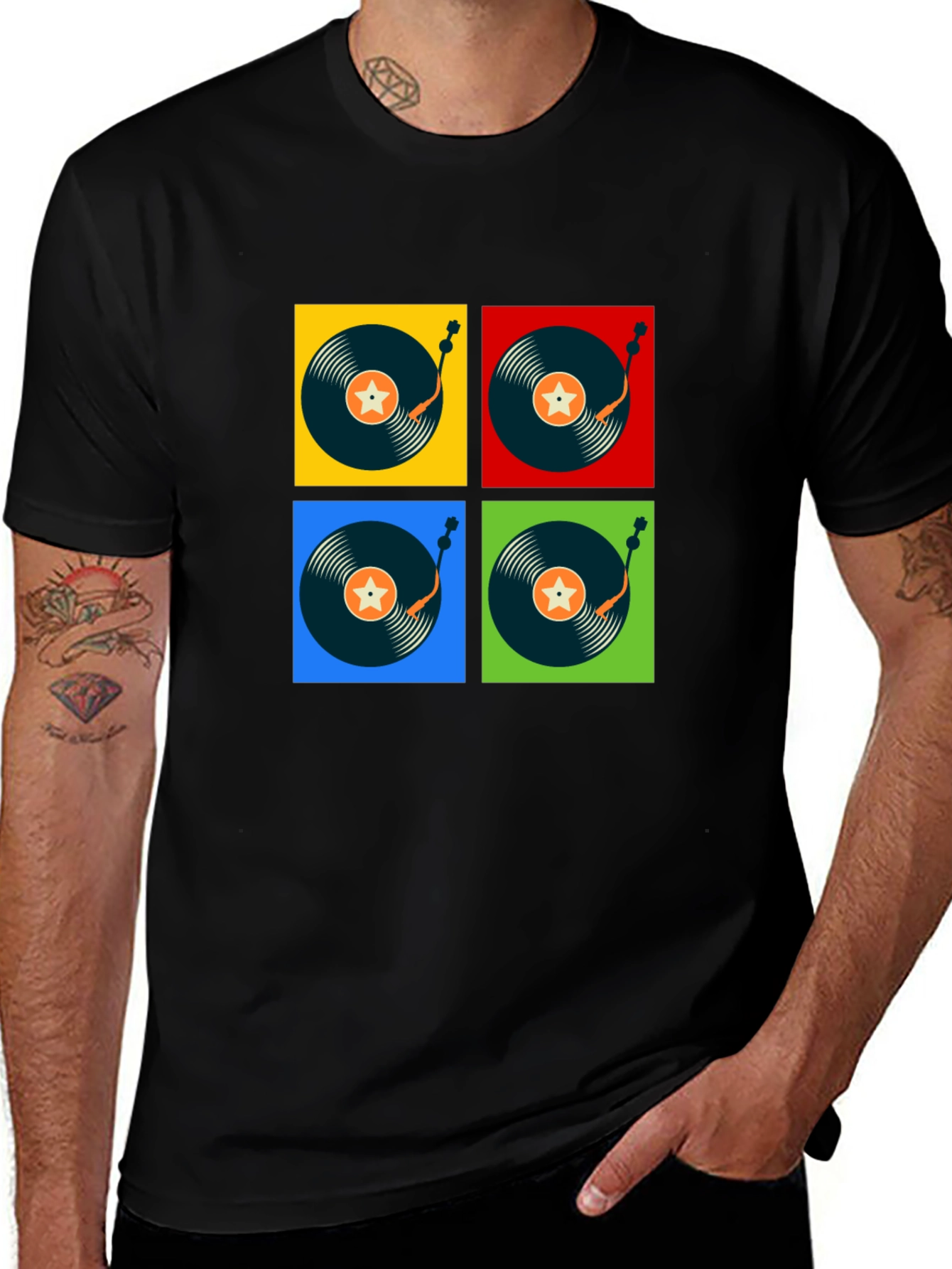 Retro Vinyl Record T-Shirt
