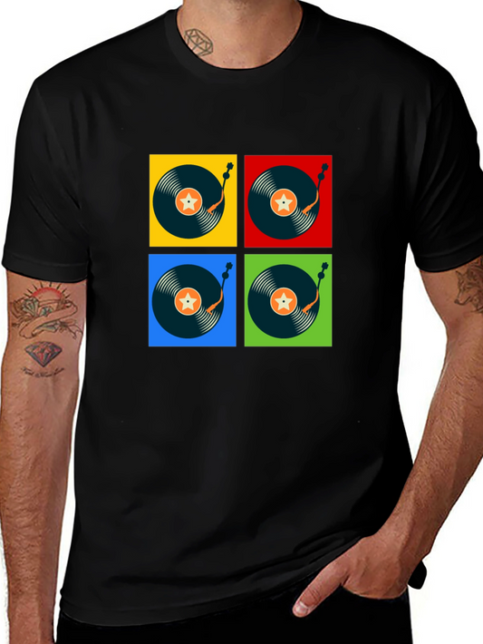 Retro Vinyl Record T-Shirt
