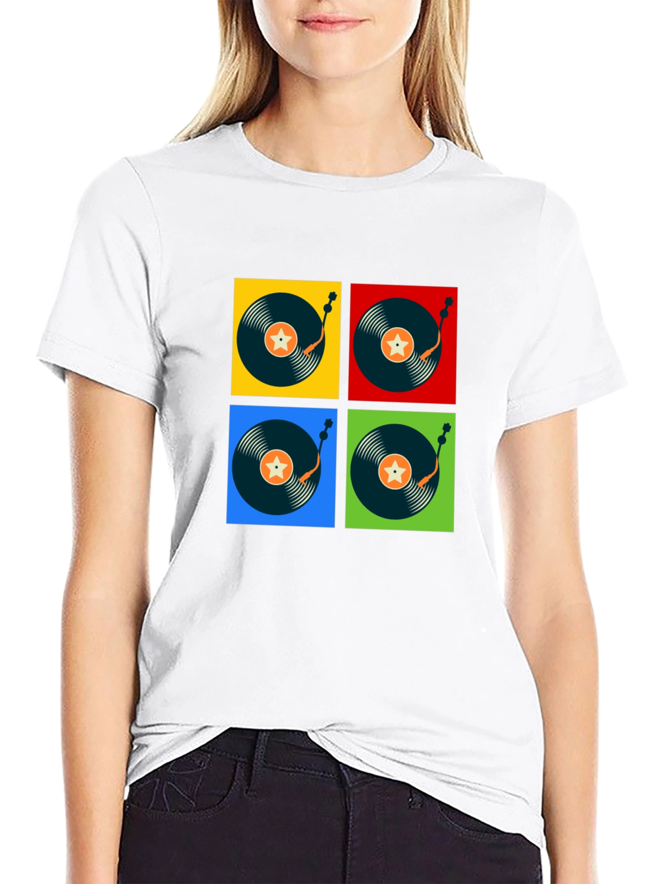 Retro Vinyl Record T-Shirt