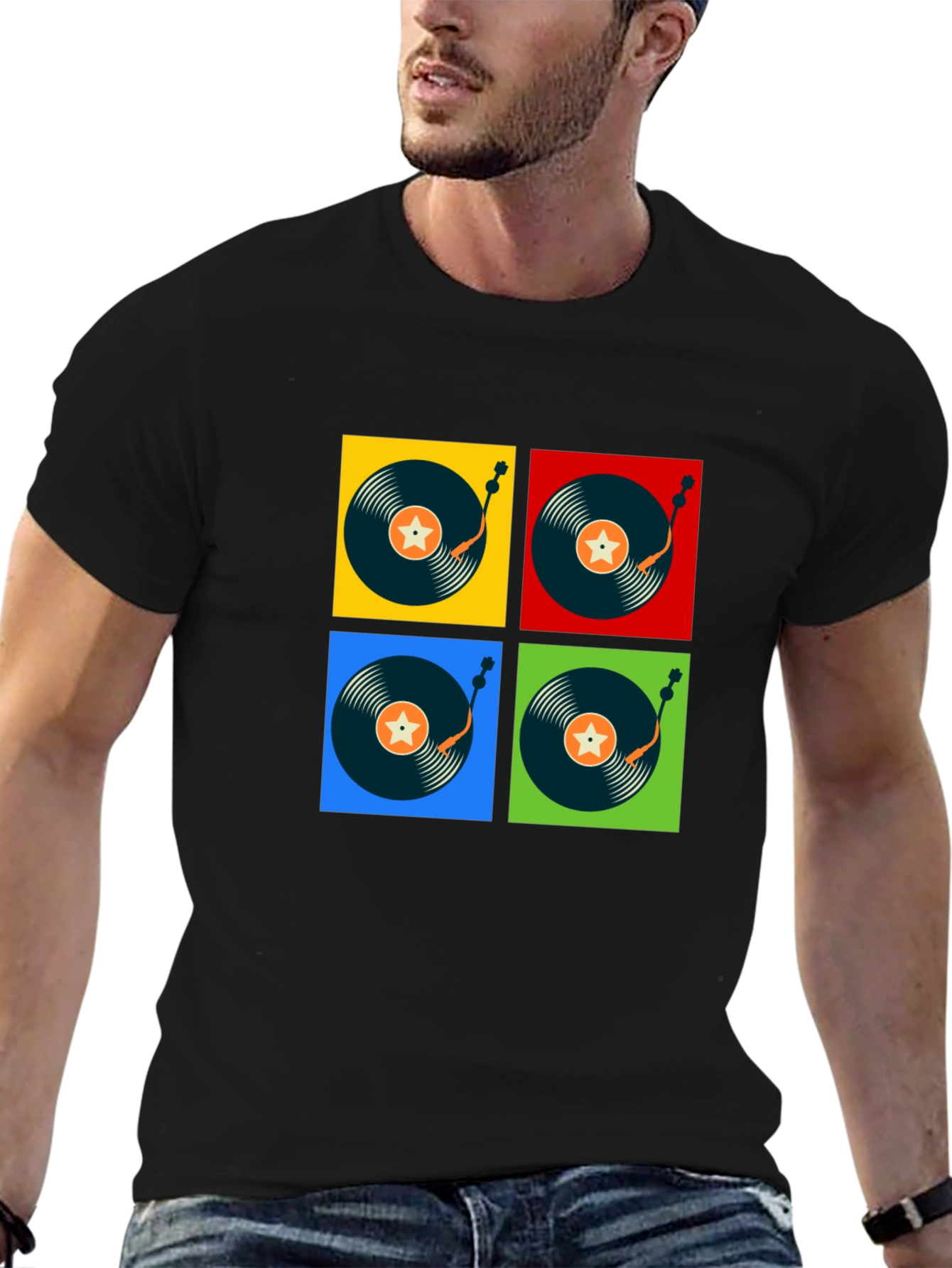 Retro Vinyl Record T-Shirt