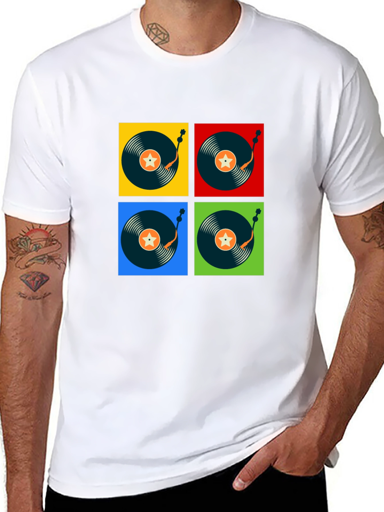 Retro Vinyl Record T-Shirt