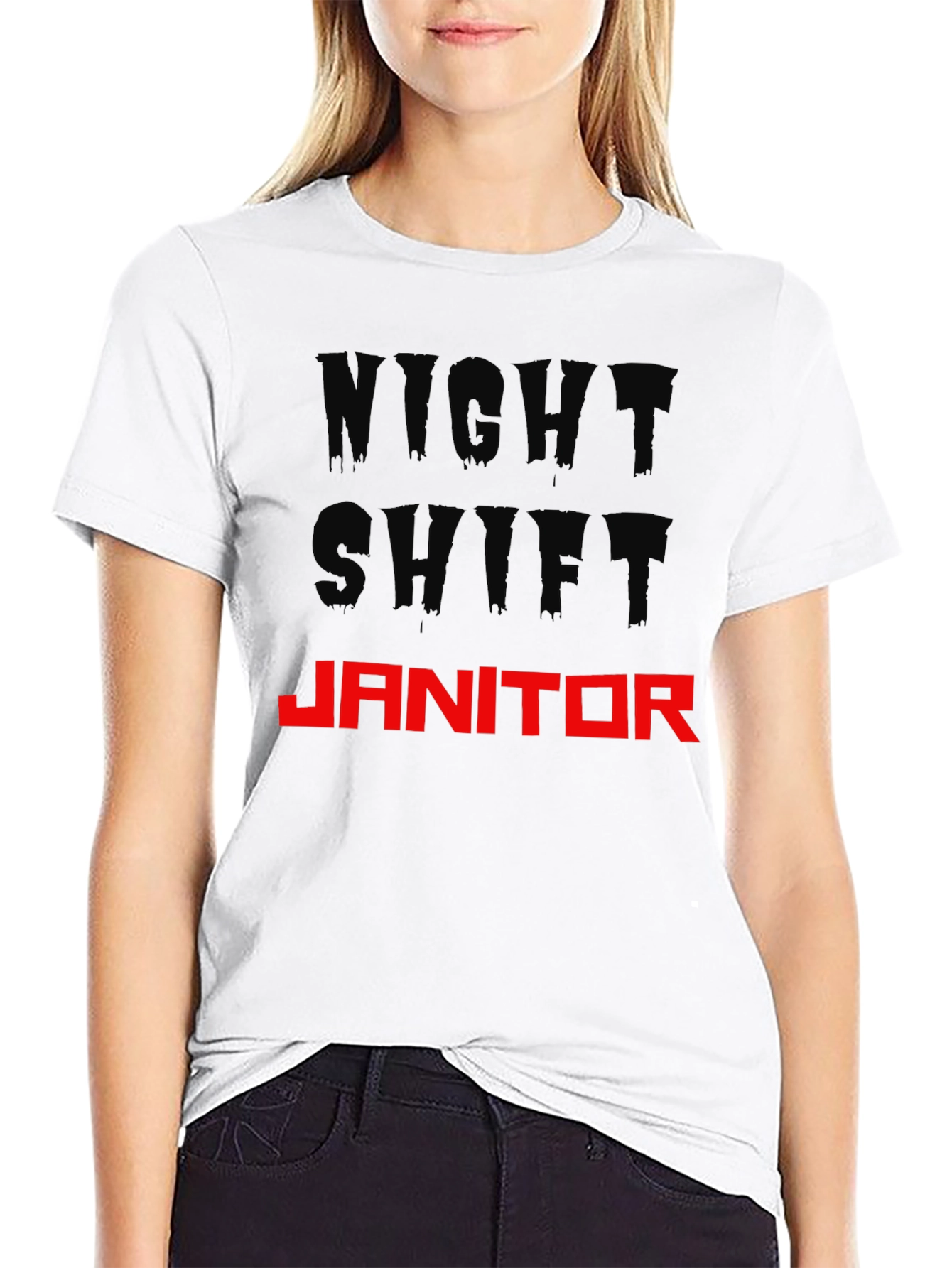Night Shift Janitor Graphic T-Shirt