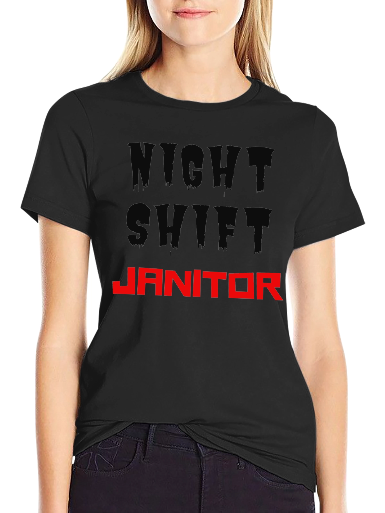 Night Shift Janitor Graphic T-Shirt