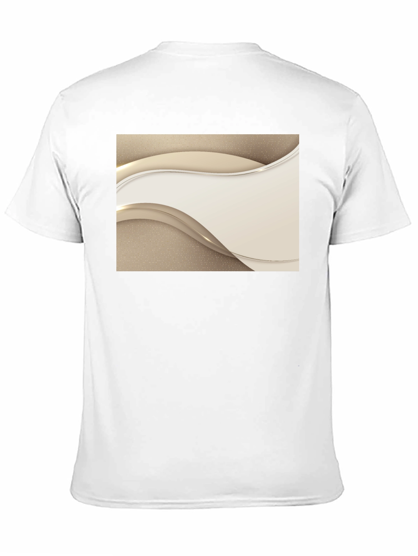 Stylish Black Tee with Abstract Design