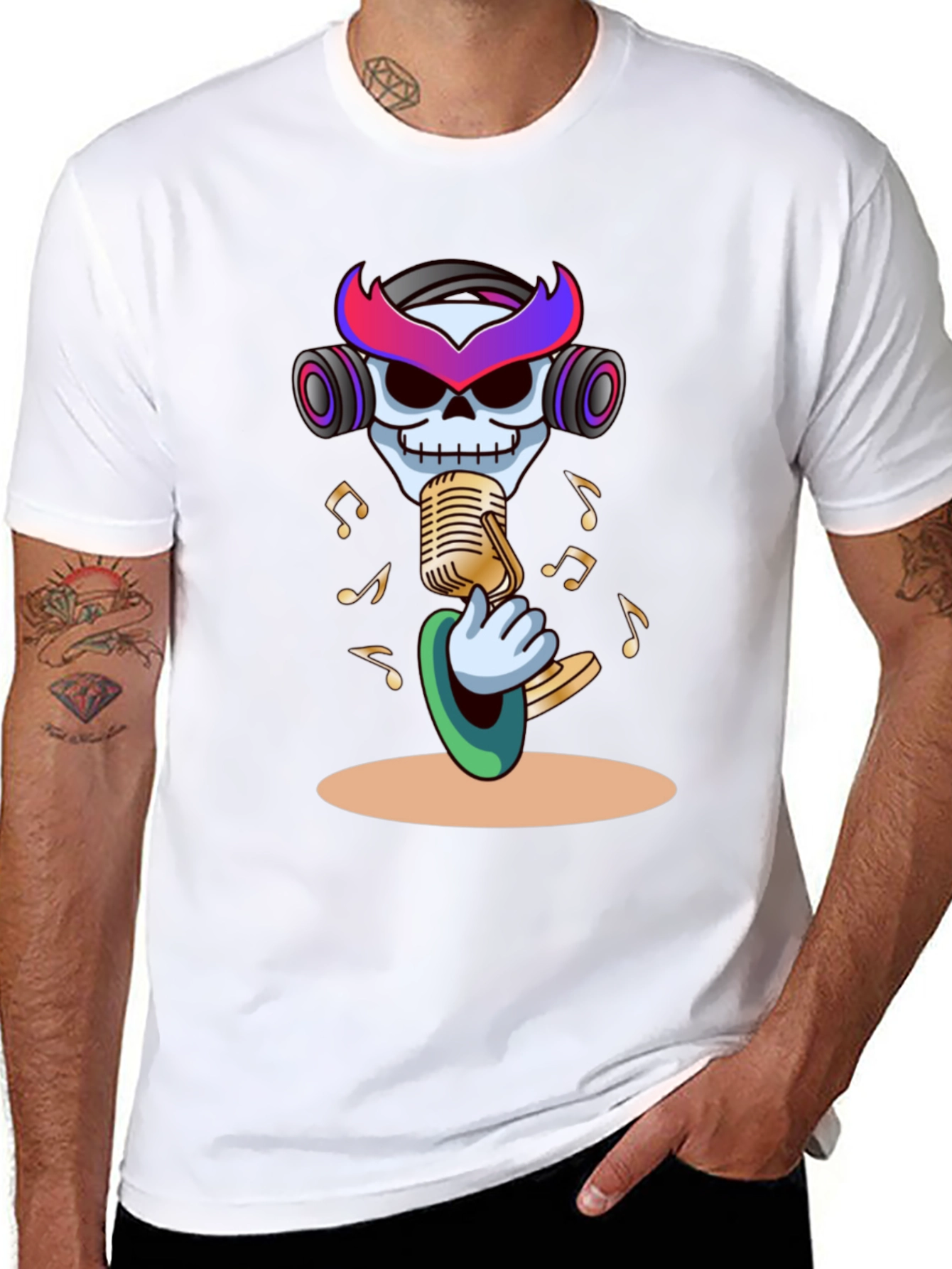 Skull DJ T-Shirt