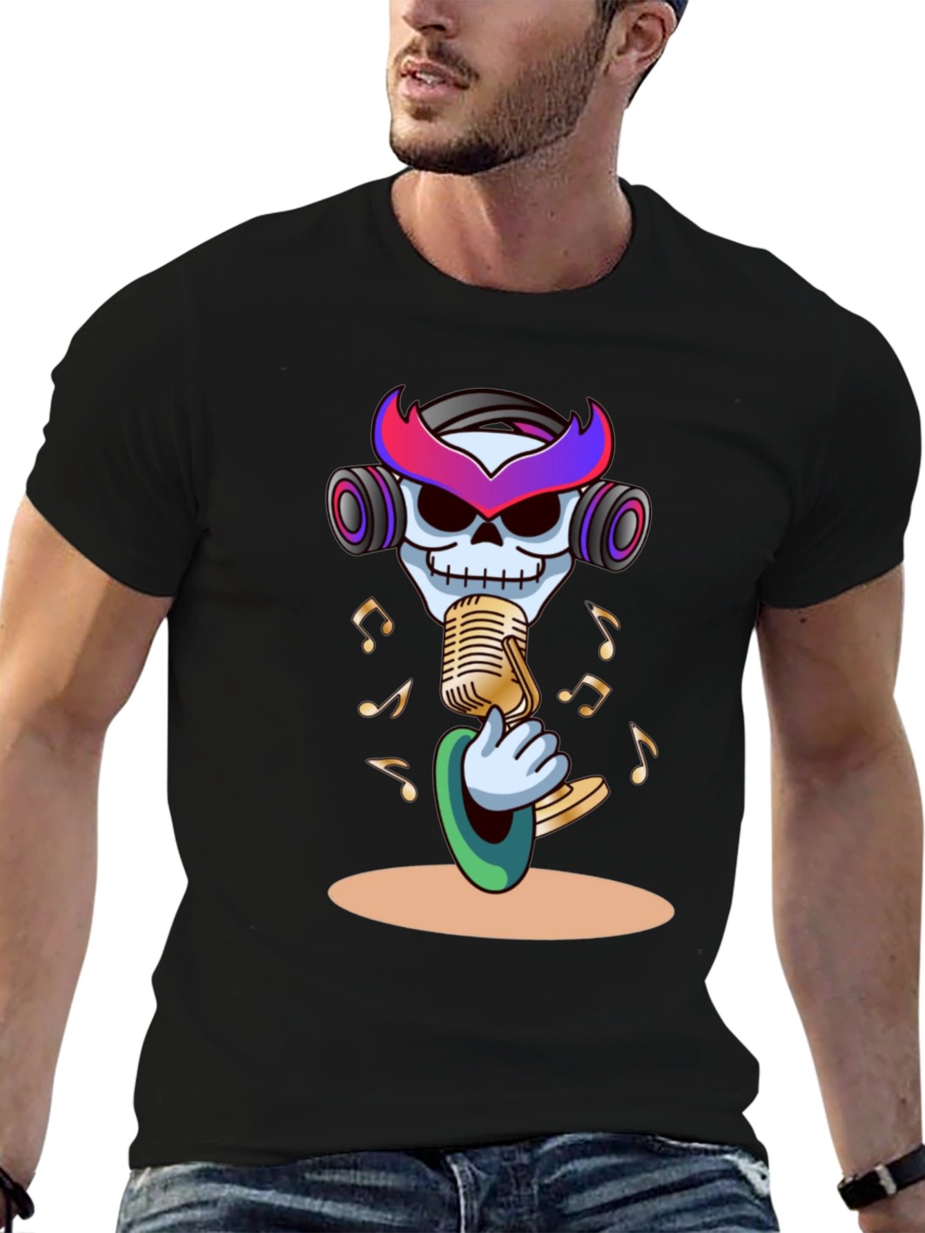 Skull DJ T-Shirt