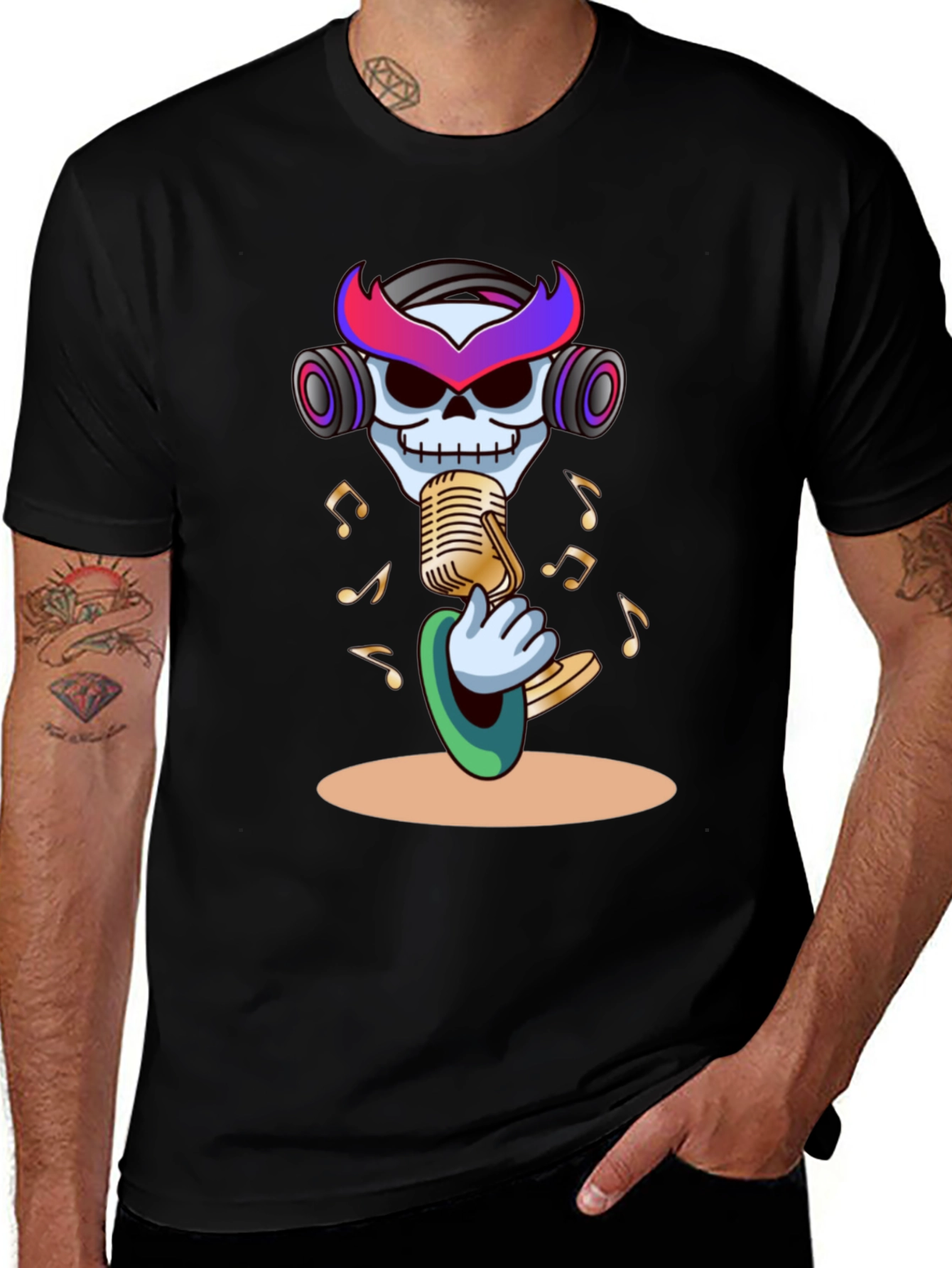 Skull DJ T-Shirt