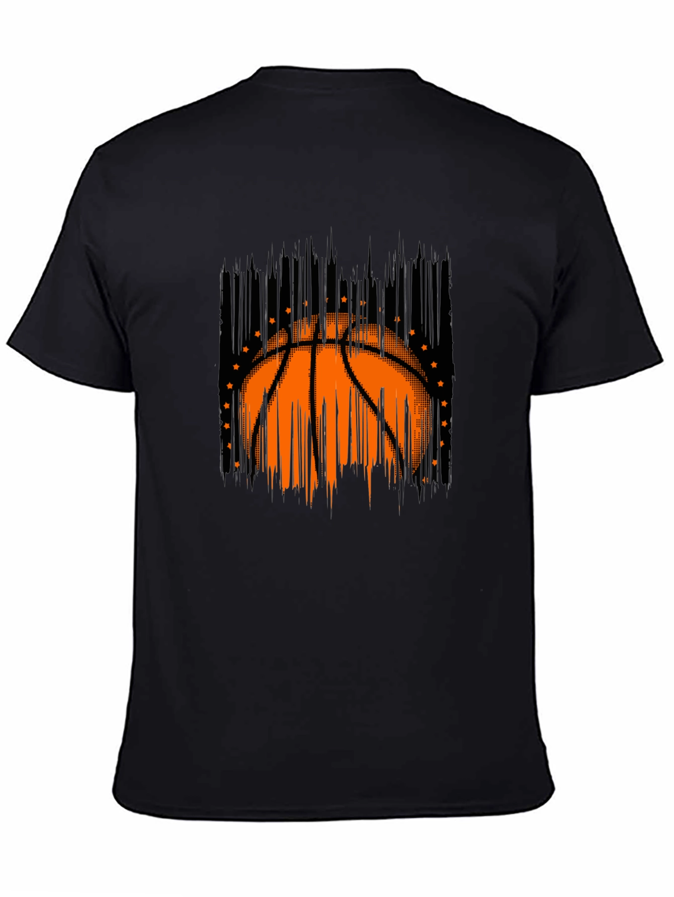 Basketball Graphic Black T-Shirt