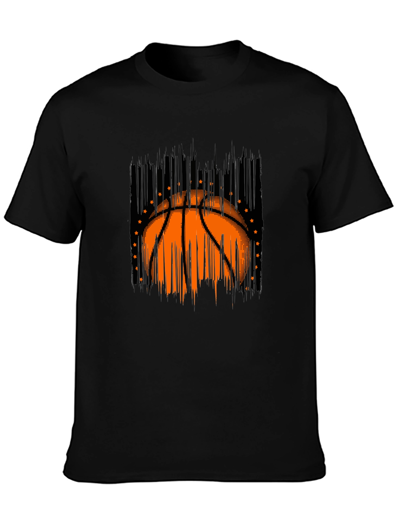 Basketball Graphic Black T-Shirt