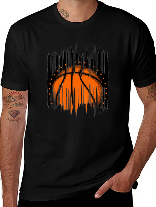 Basketball Graphic Black T-Shirt