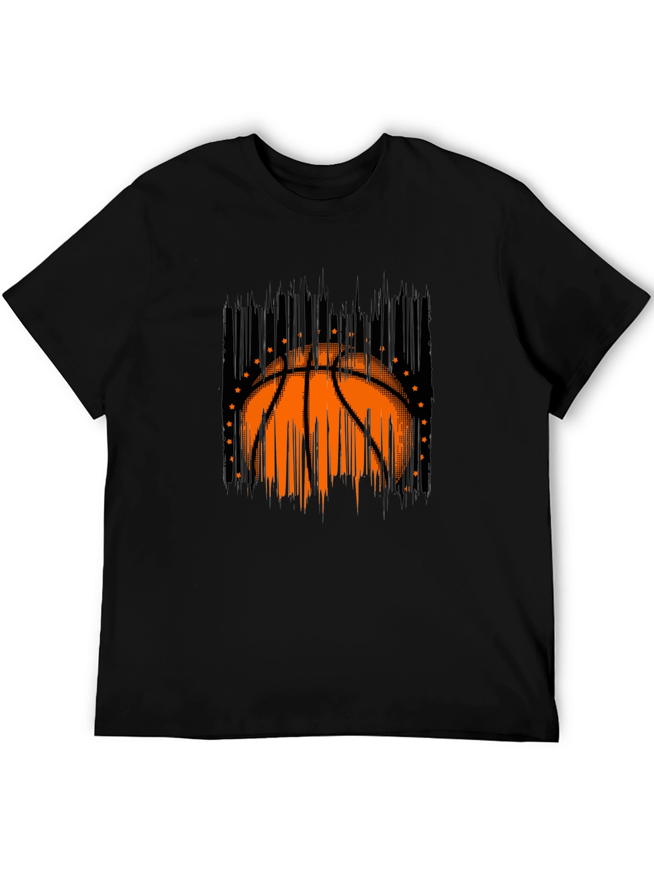 Basketball Graphic Black T-Shirt