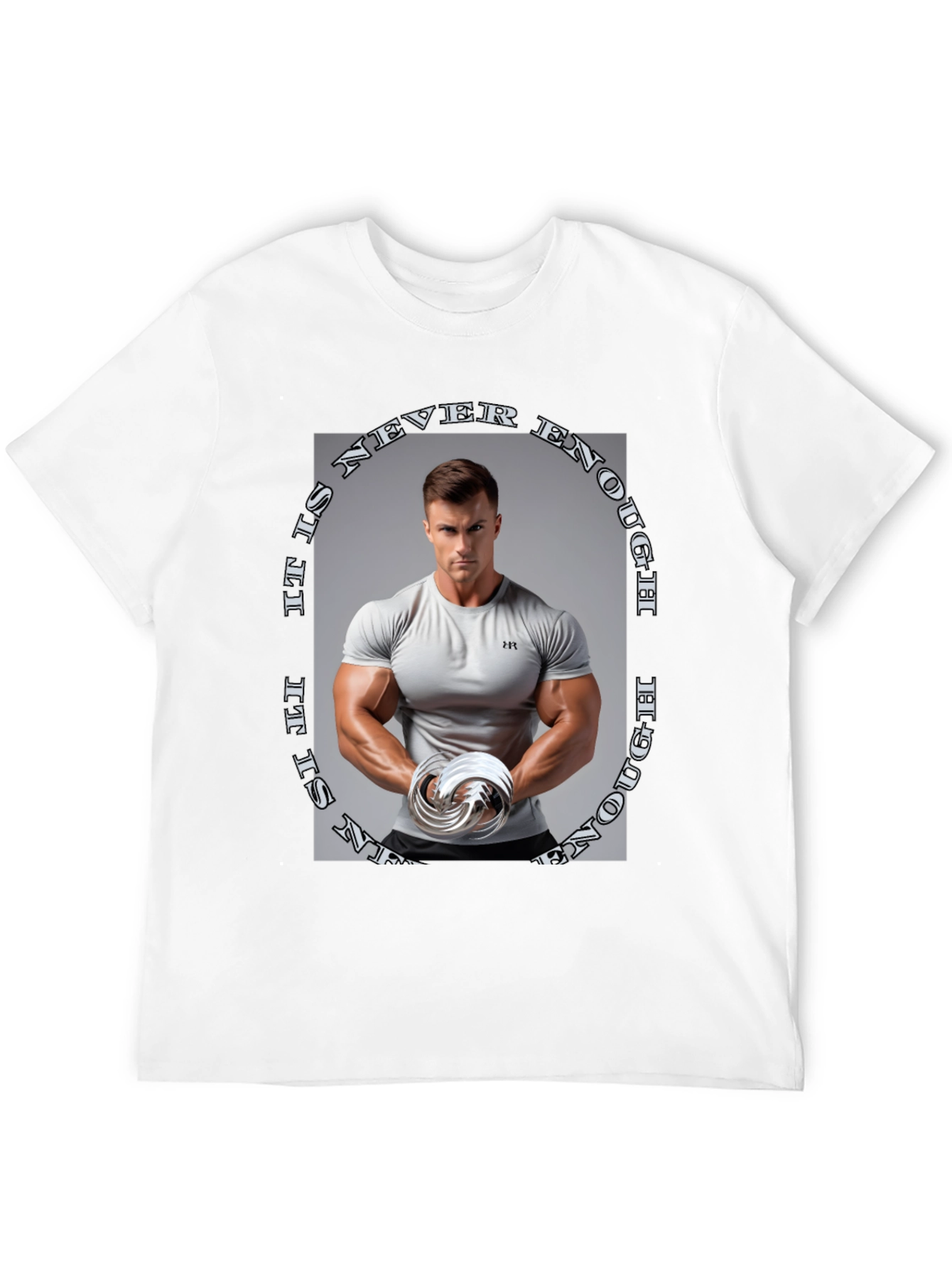 Never Enough Graphic Tee - Black
