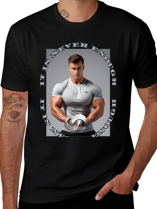 Never Enough Graphic Tee - Black