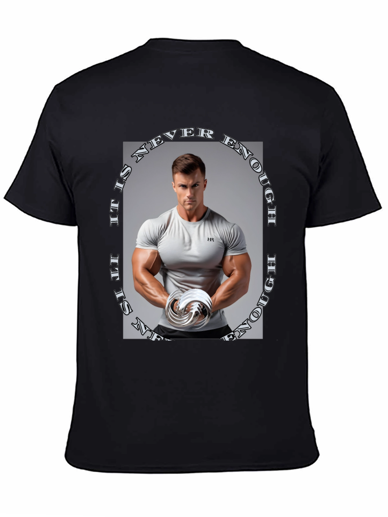 Never Enough Graphic Tee - Black
