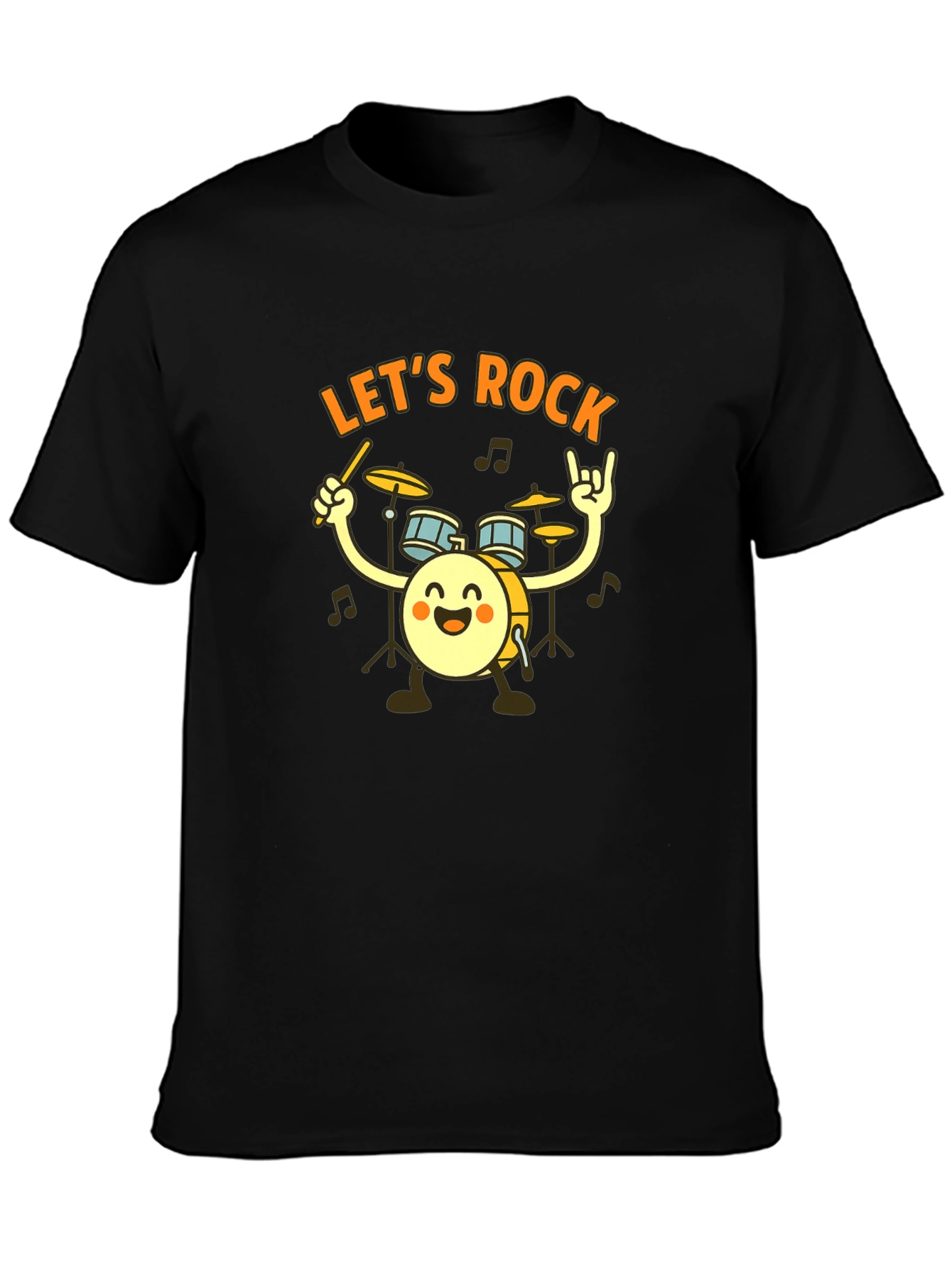 Lets Rock Drummer T-Shirt